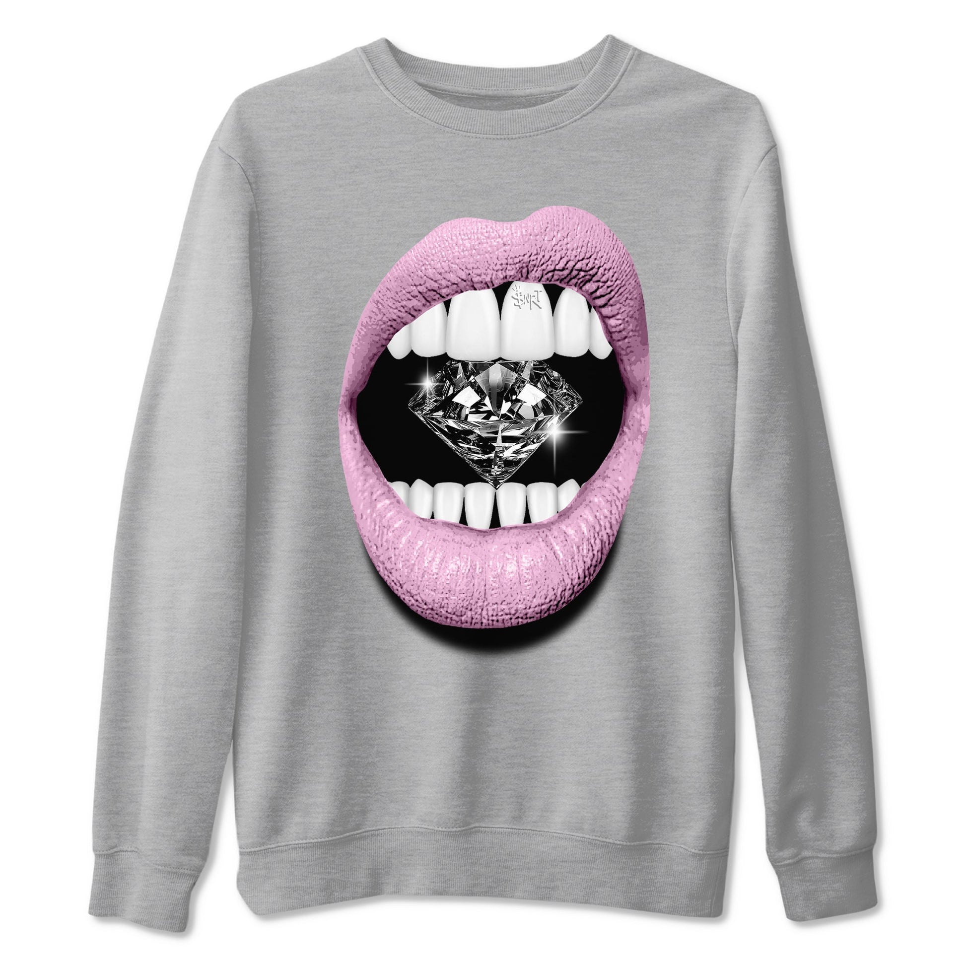 Lips Diamond Sneaker Tees - Air Jordan 4 Orchid