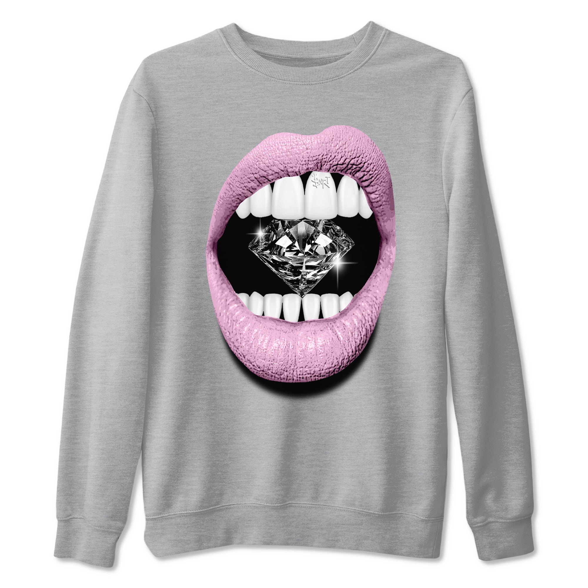 Lips Diamond Sneaker Tees - Air Jordan 4 Orchid
