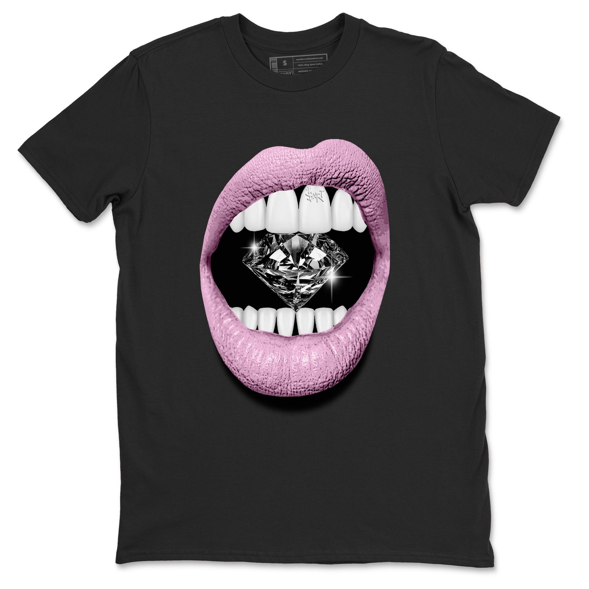Lips Diamond Sneaker Tees - Air Jordan 4 Orchid