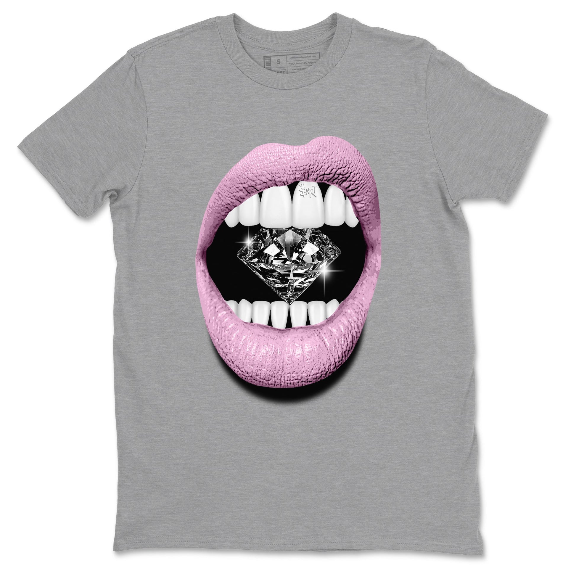 Lips Diamond Sneaker Tees - Air Jordan 4 Orchid
