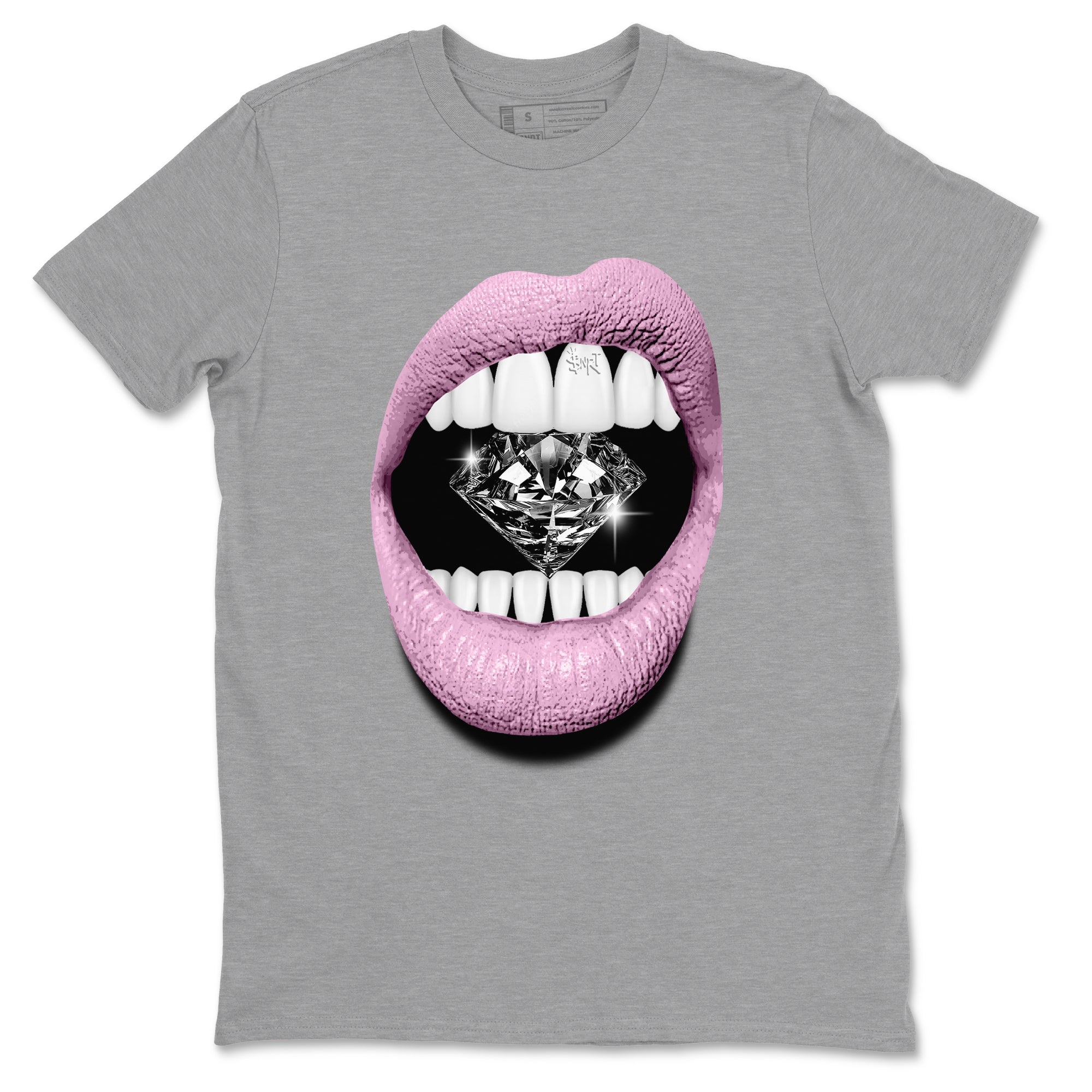 Lips Diamond Sneaker Tees - Air Jordan 4 Orchid
