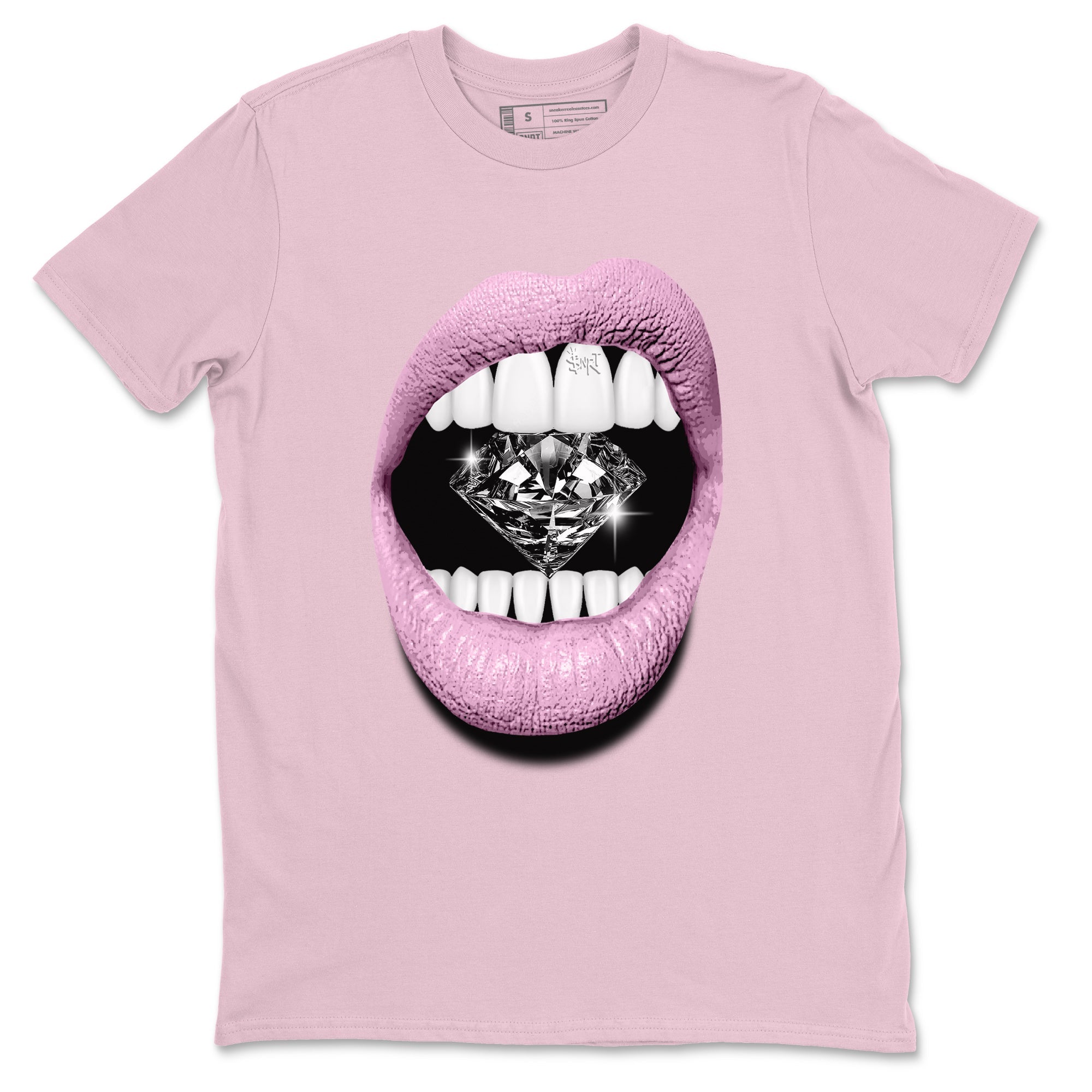 Lips Diamond Sneaker Tees - Air Jordan 4 Orchid