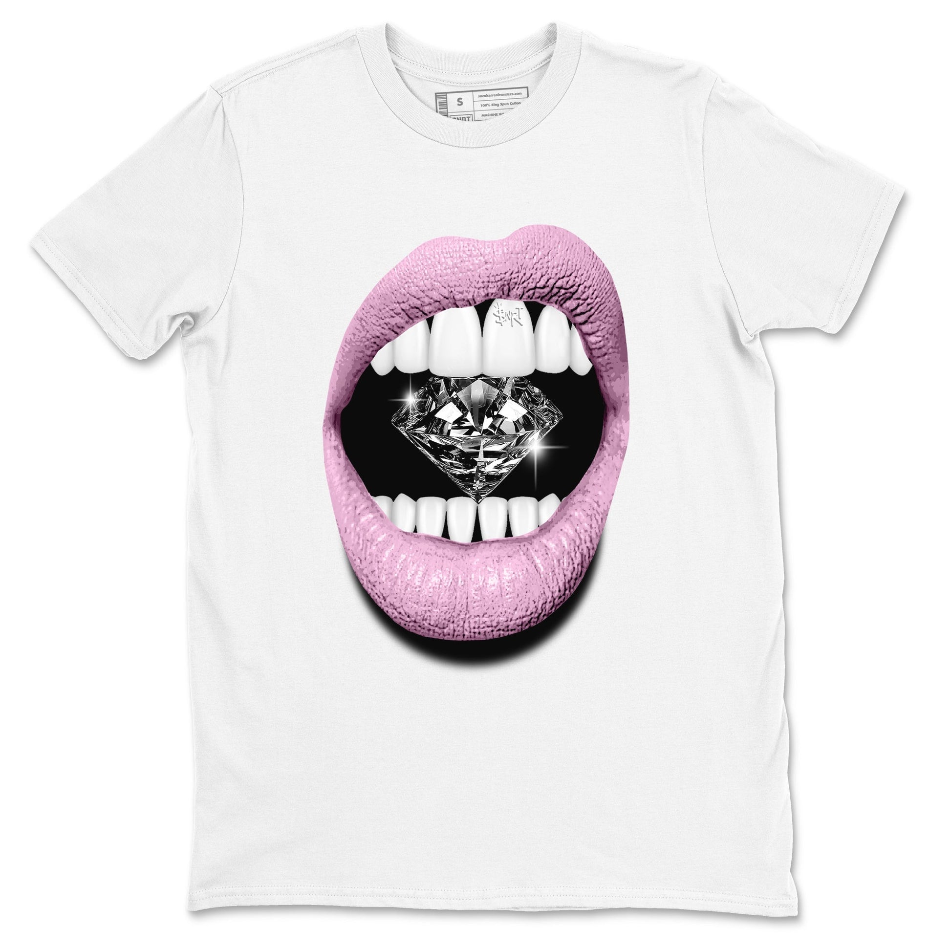 Lips Diamond Sneaker Tees - Air Jordan 4 Orchid