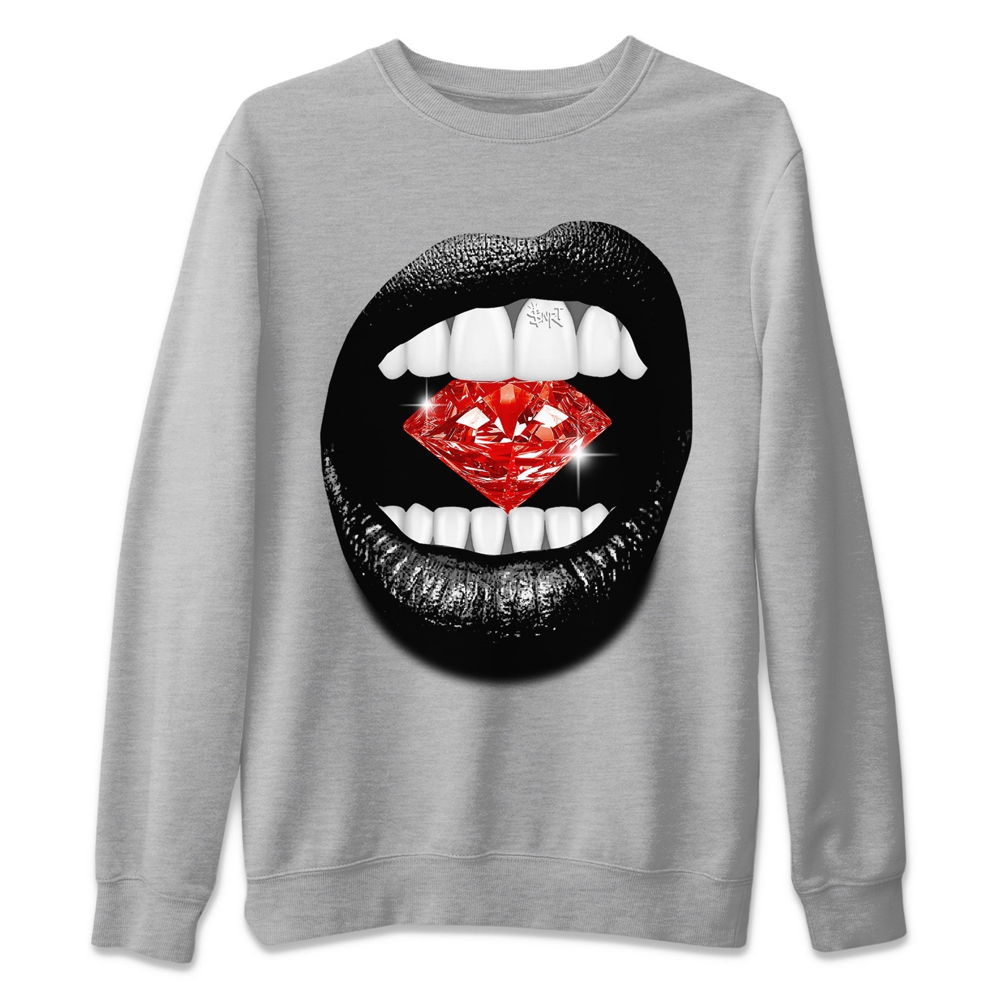 Lips Diamond Sneaker Tee - Yeezy 350 Bred