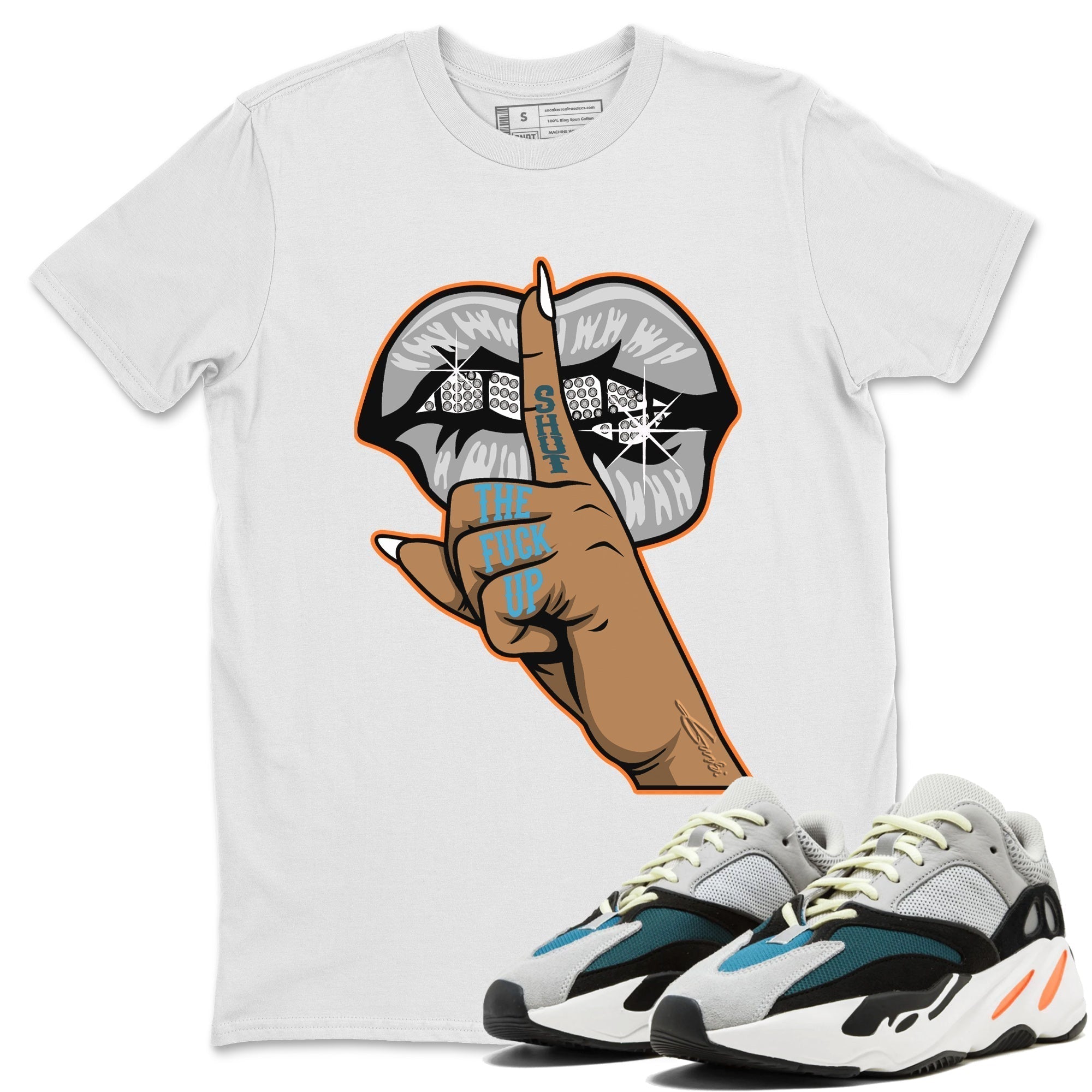 Lips Hand Unisex Tops - Yeezy 700 Wave Runner