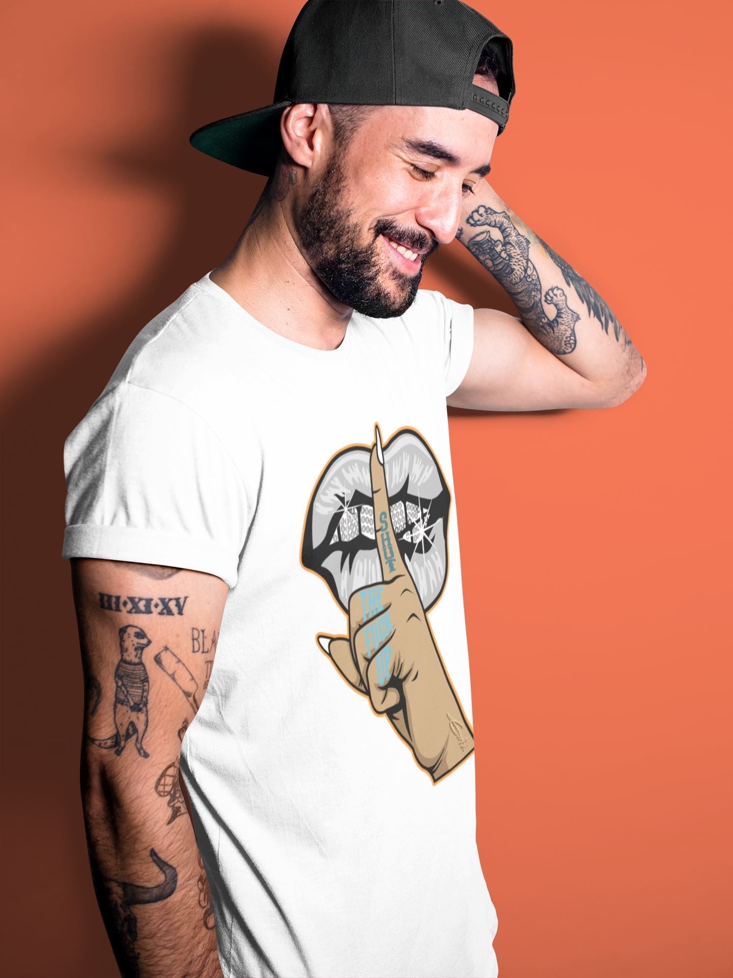 Lips Hand Unisex Tops - Yeezy 700 Wave Runner