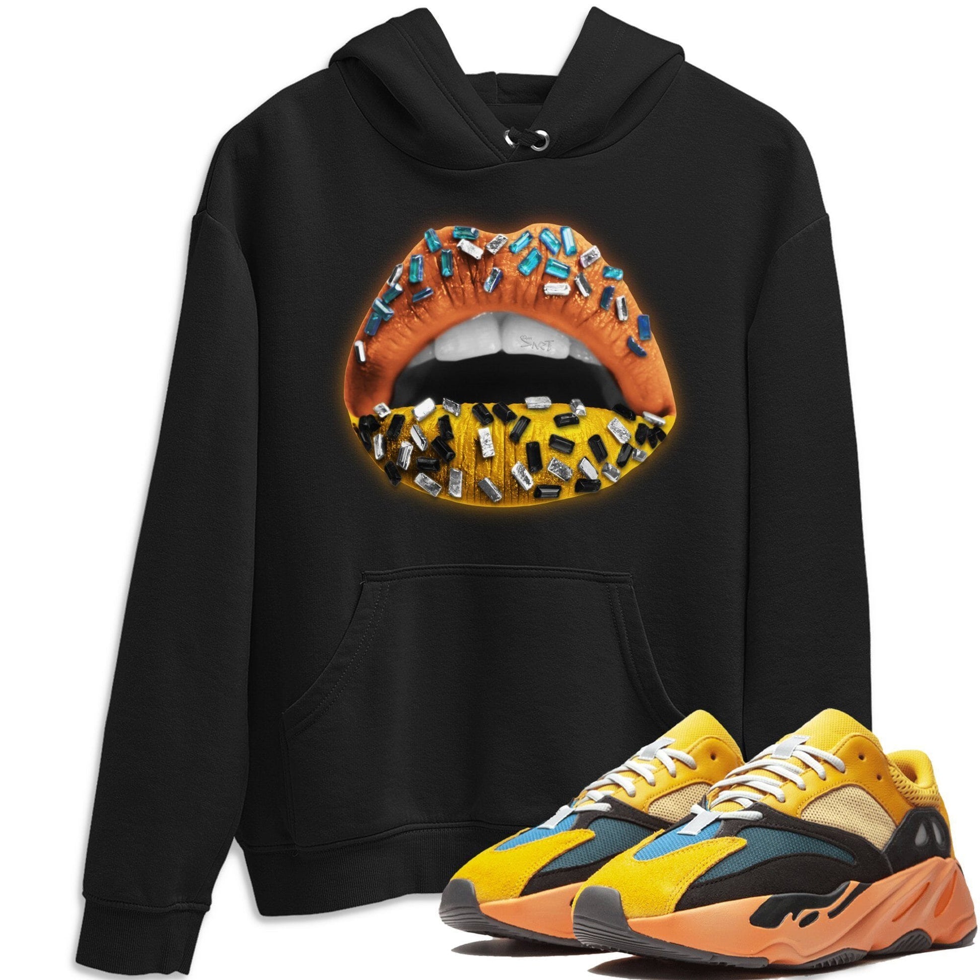 Lips Jewel Unisex Tops - Yeezy 700 Sun