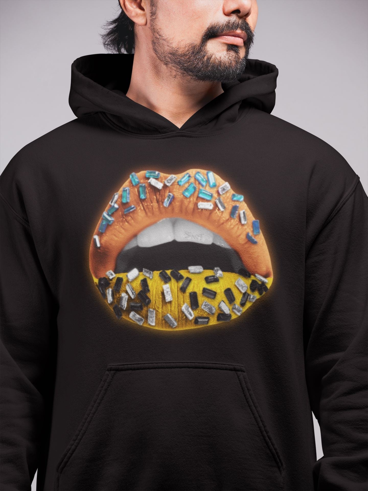 Lips Jewel Unisex Tops - Yeezy 700 Sun