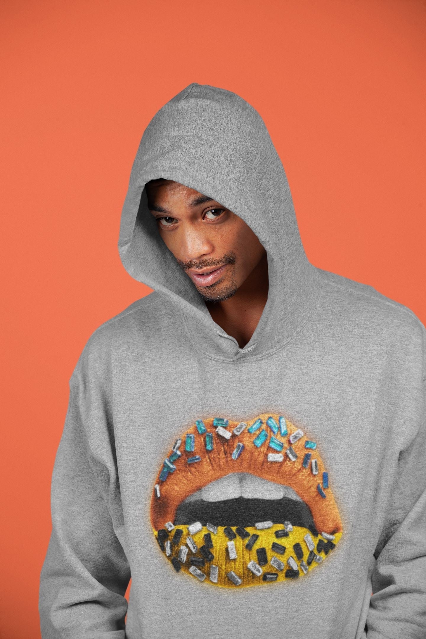 Lips Jewel Unisex Tops - Yeezy 700 Sun