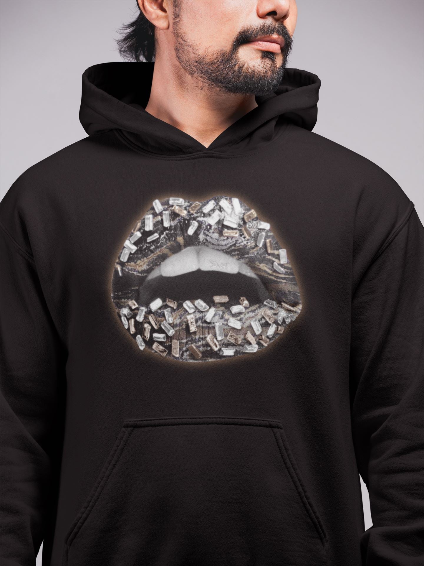 Lips Jewel Unisex Tops - Yeezy 350 MX Rock