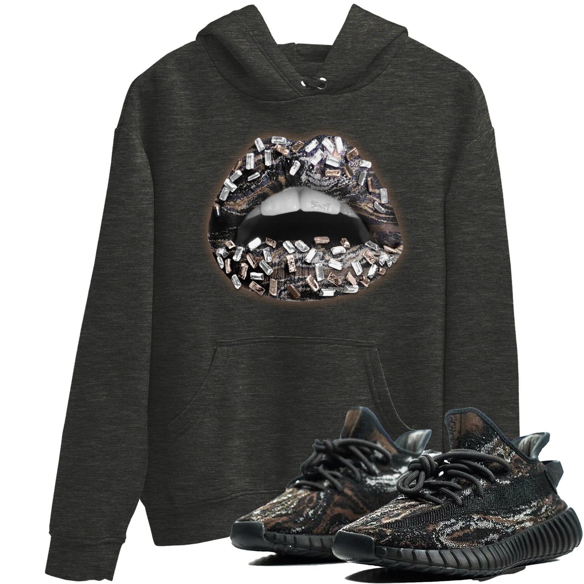 Lips Jewel Unisex Tops - Yeezy 350 MX Rock