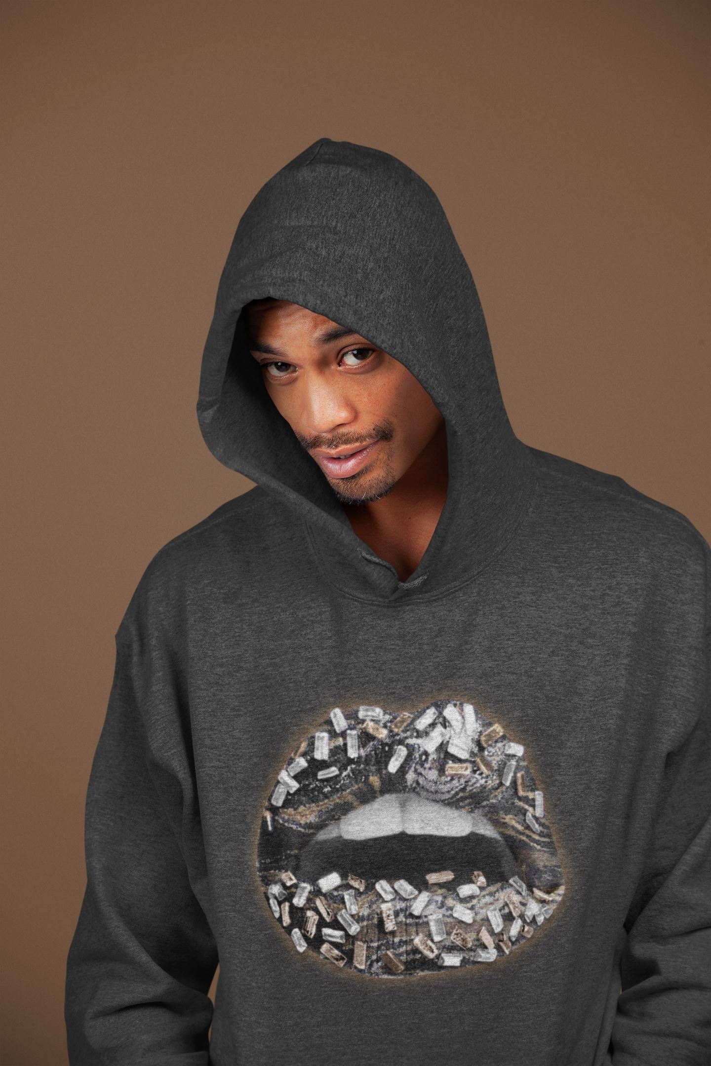 Lips Jewel Unisex Tops - Yeezy 350 MX Rock