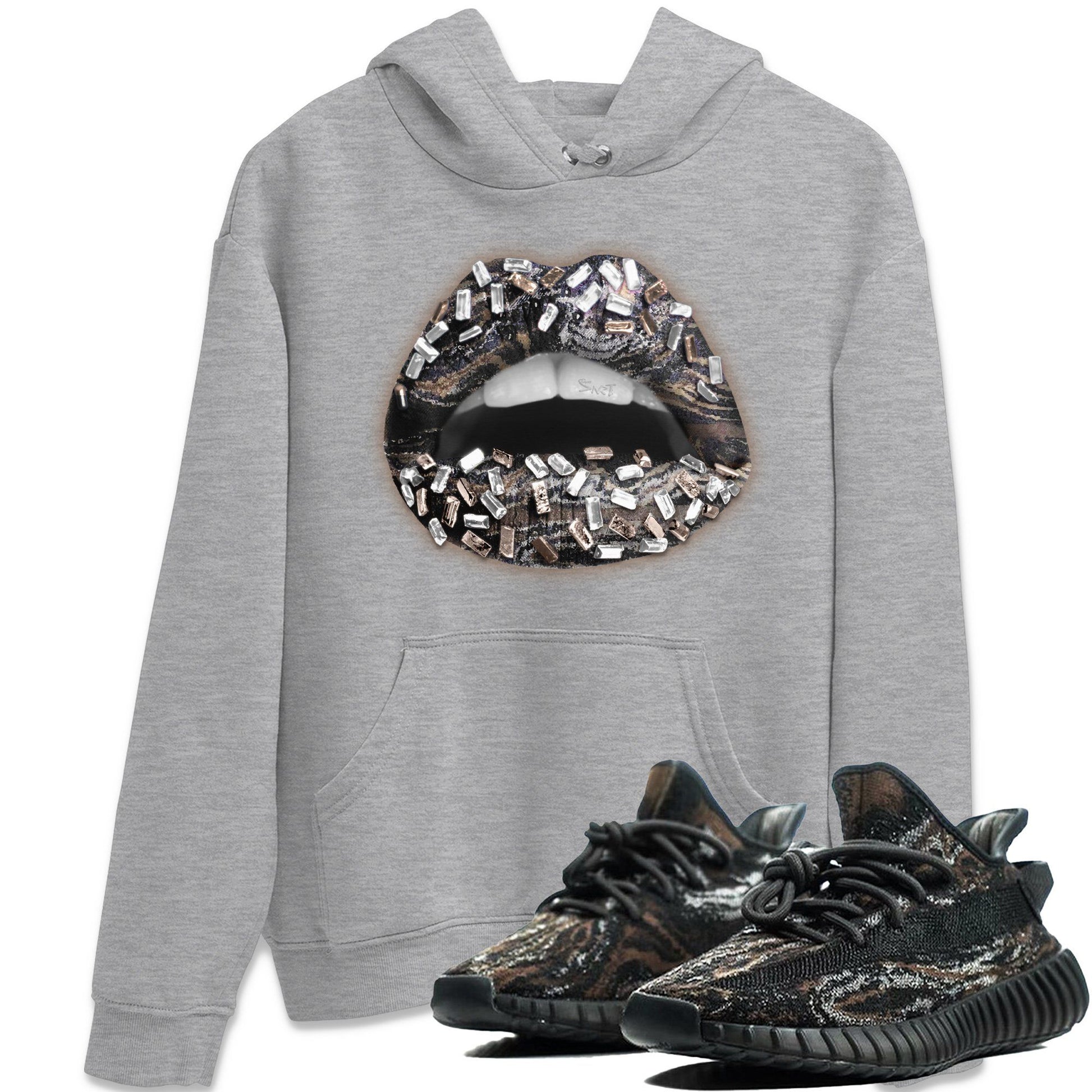 Lips Jewel Unisex Tops - Yeezy 350 MX Rock