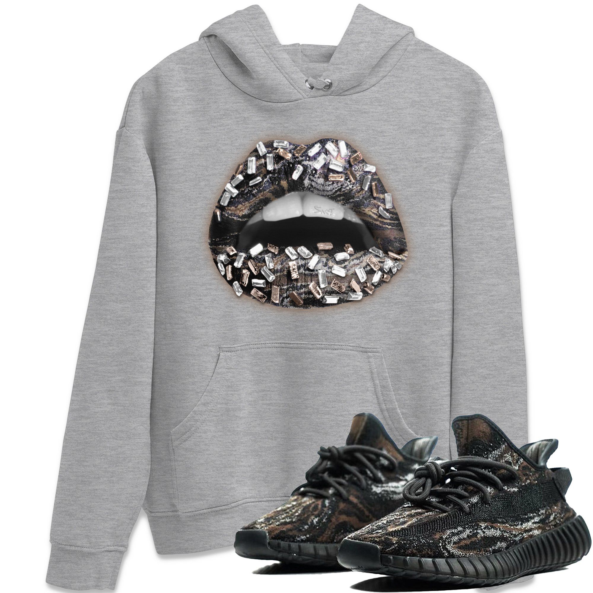 Lips Jewel Unisex Tops - Yeezy 350 MX Rock