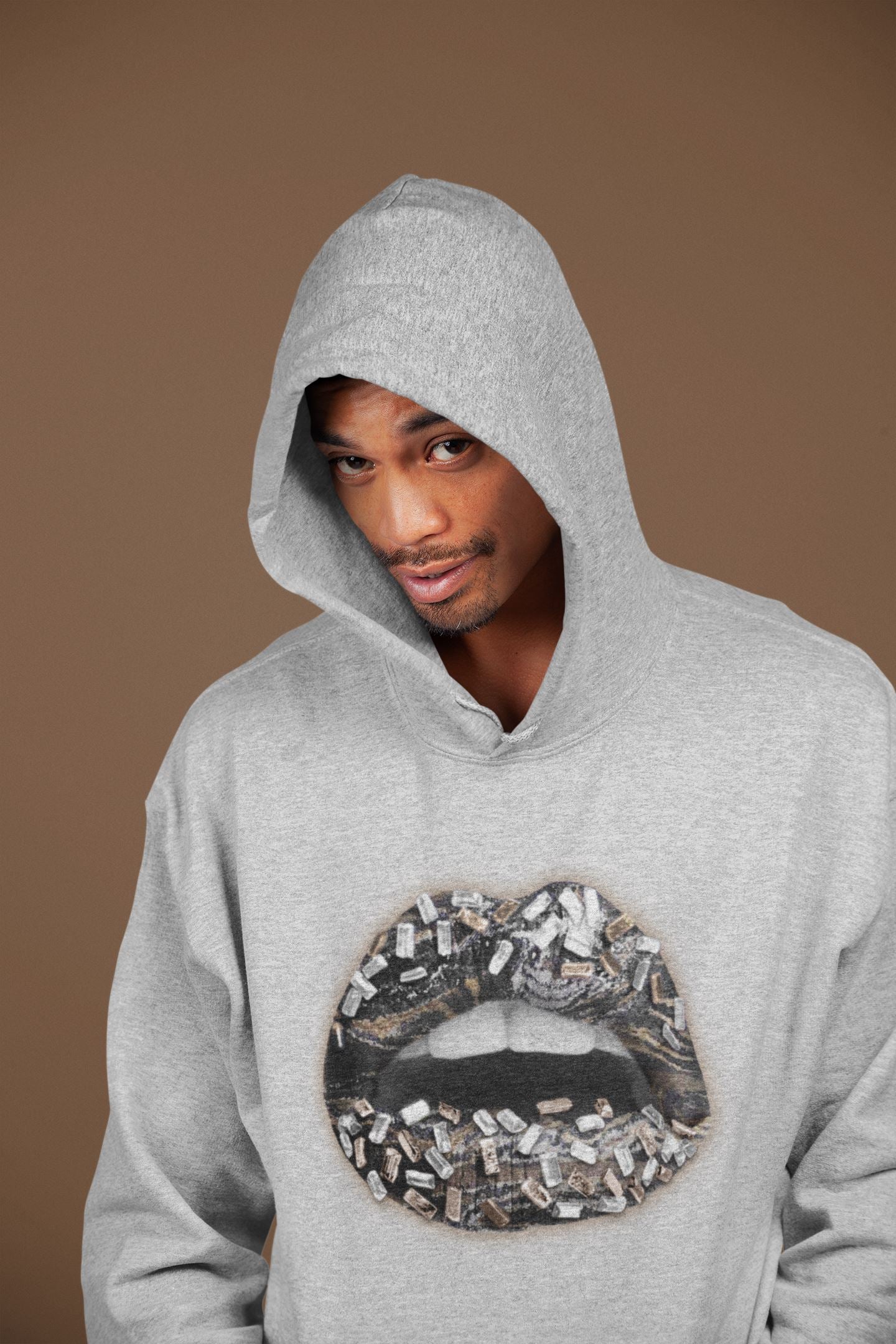 Lips Jewel Unisex Tops - Yeezy 350 MX Rock
