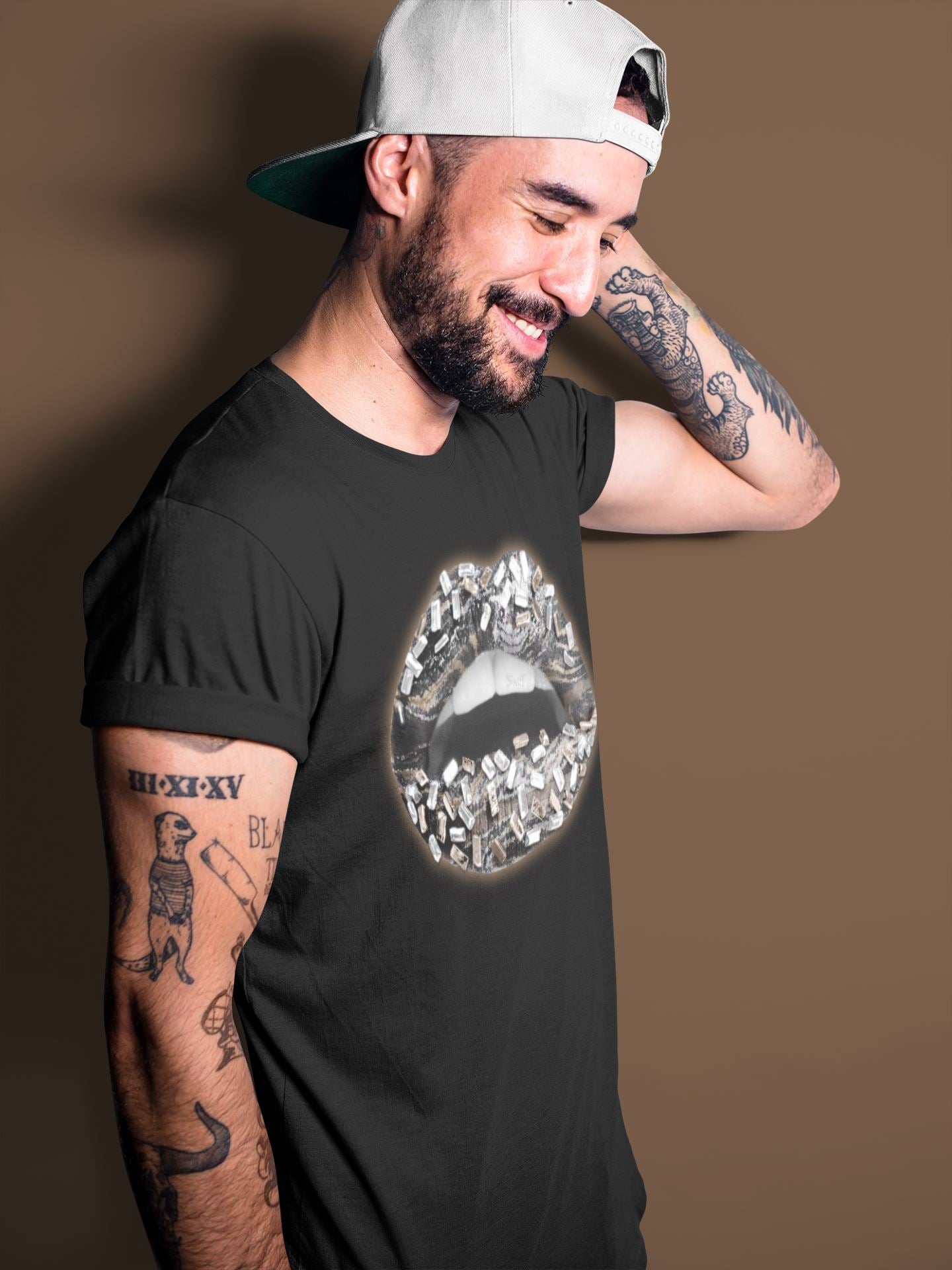 Lips Jewel Unisex Tops - Yeezy 350 MX Rock