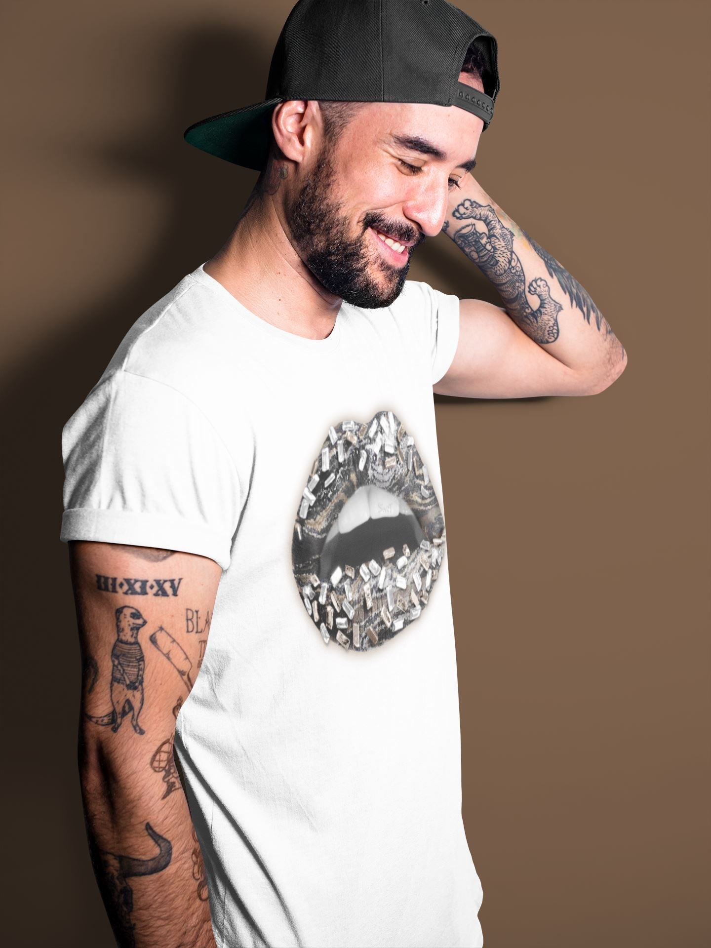 Lips Jewel Unisex Tops - Yeezy 350 MX Rock