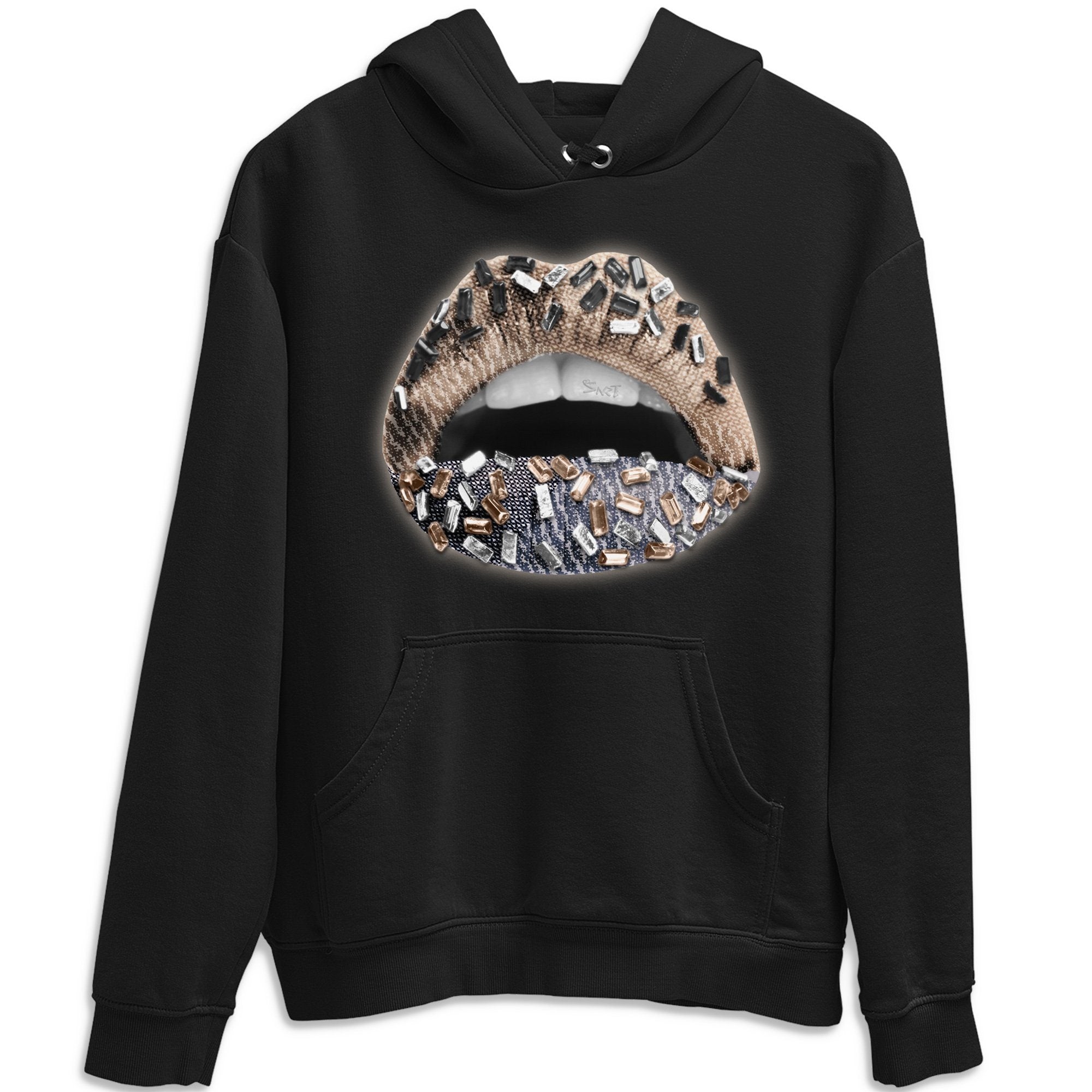 Lips Jewel Unisex Tops - Yeezy 350 Ash Pearl