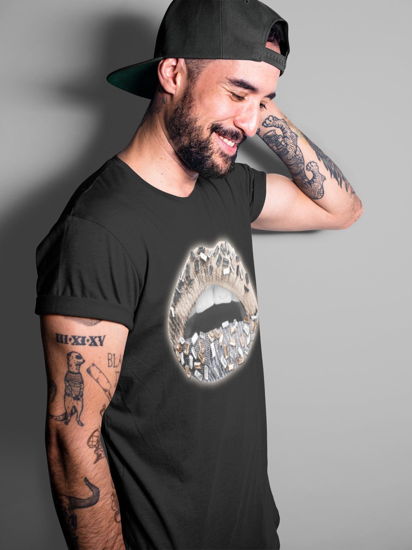 Lips Jewel Unisex Tops - Yeezy 350 Ash Pearl