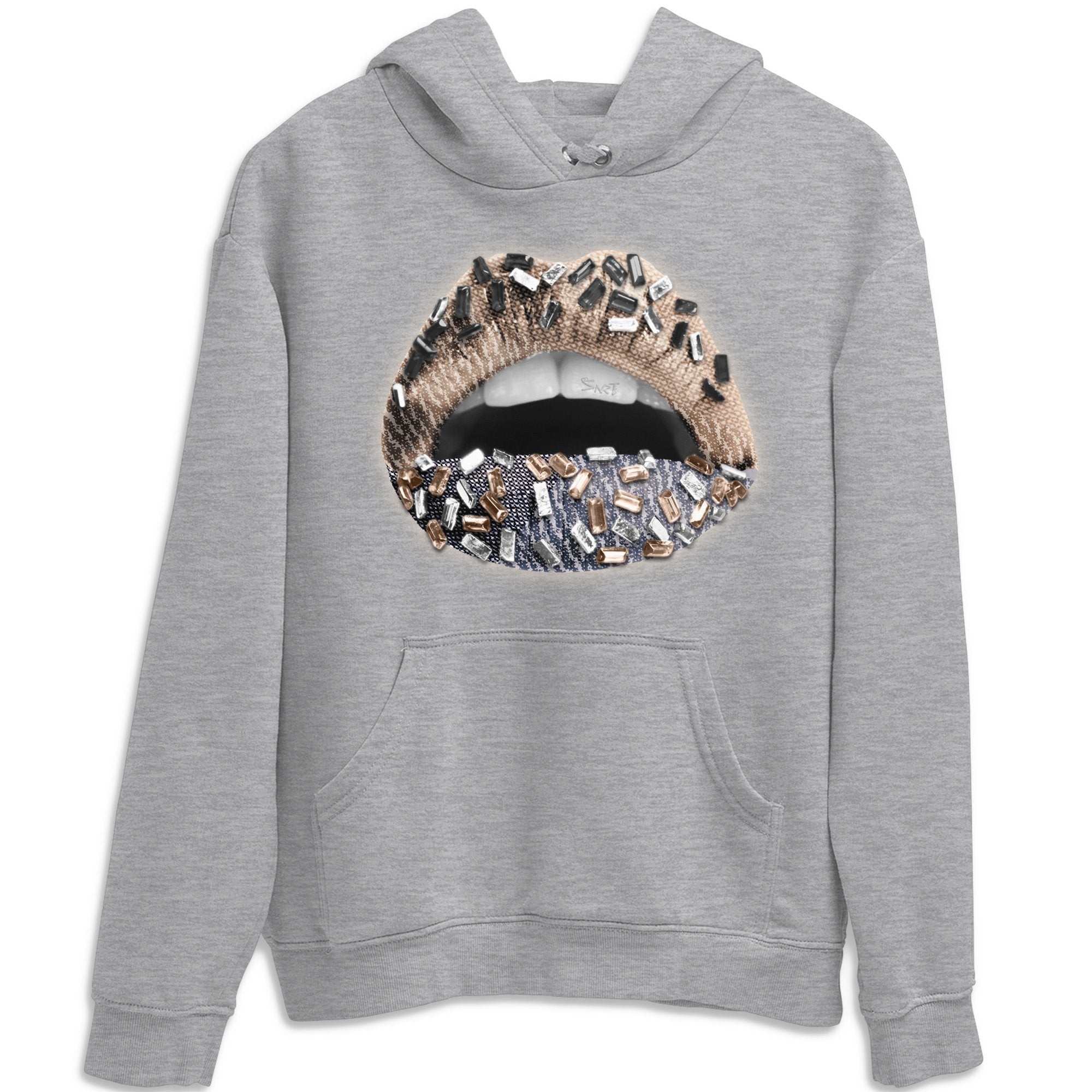 Lips Jewel Unisex Tops - Yeezy 350 Ash Pearl