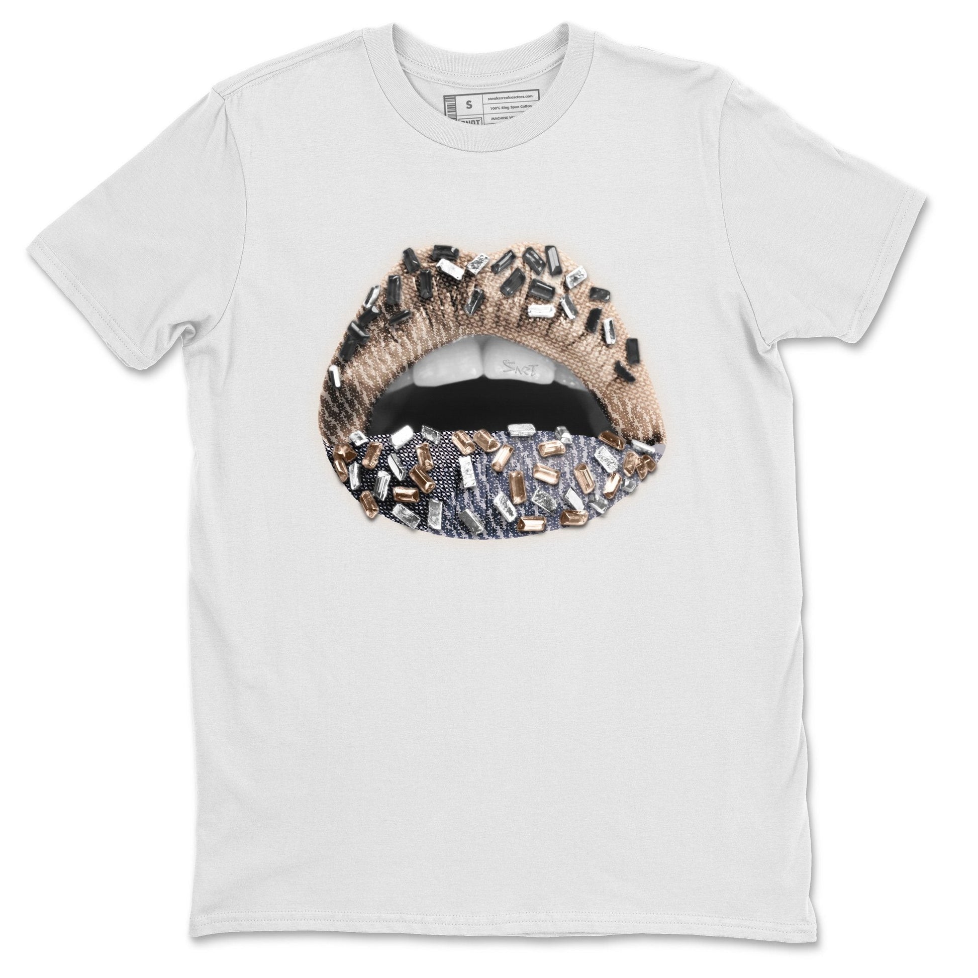 Lips Jewel Unisex Tops - Yeezy 350 Ash Pearl