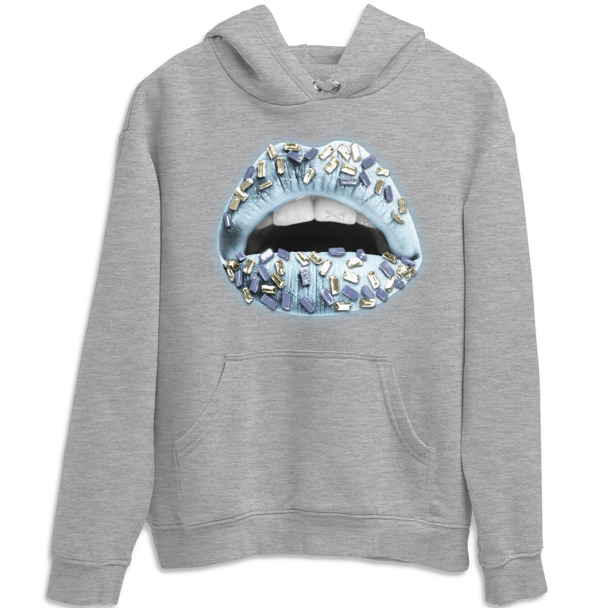 Lips Jewel Unisex Tops - Yeezy 350 Mono Ice