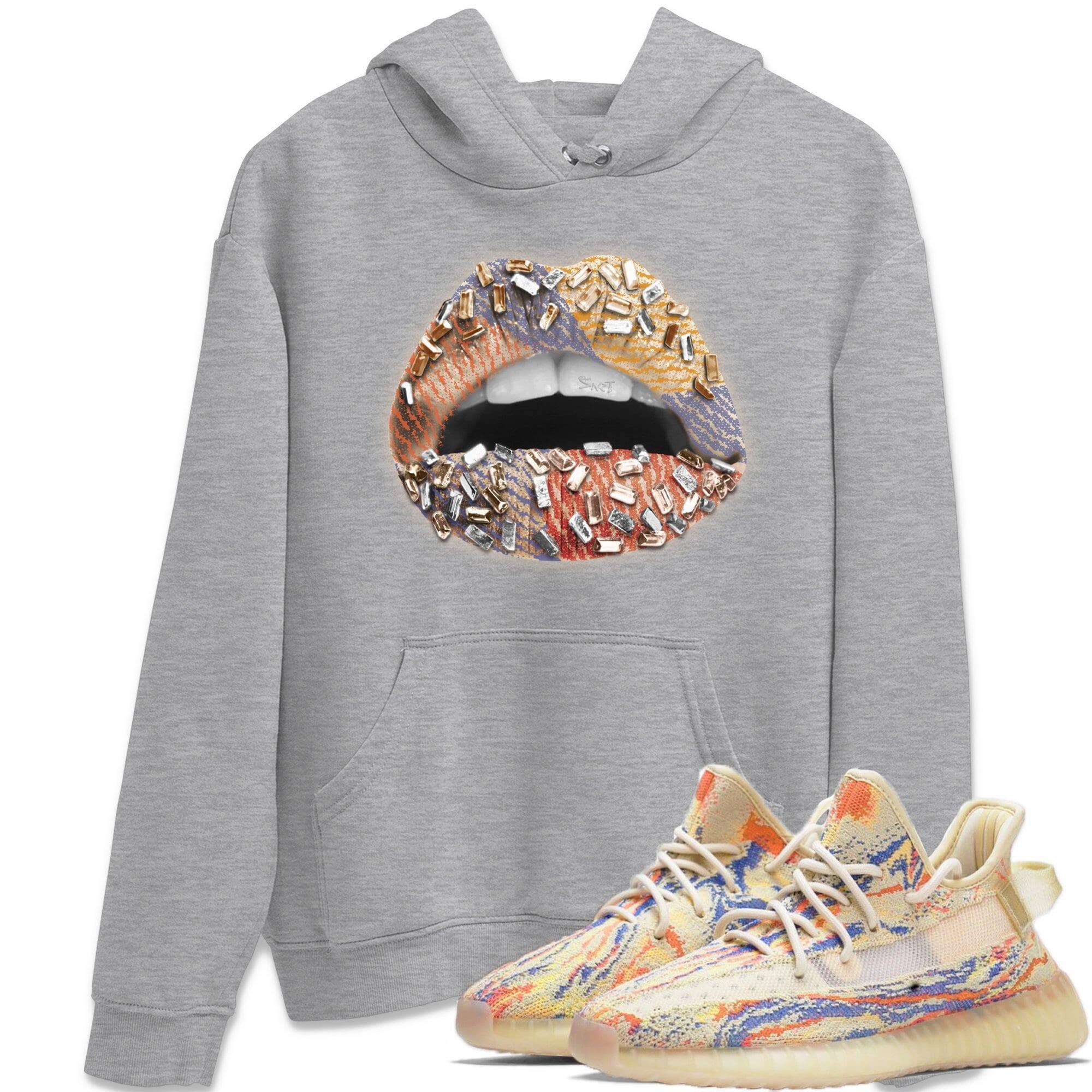 Lips Jewel Unisex Tops - Yeezy 350 MX Oat