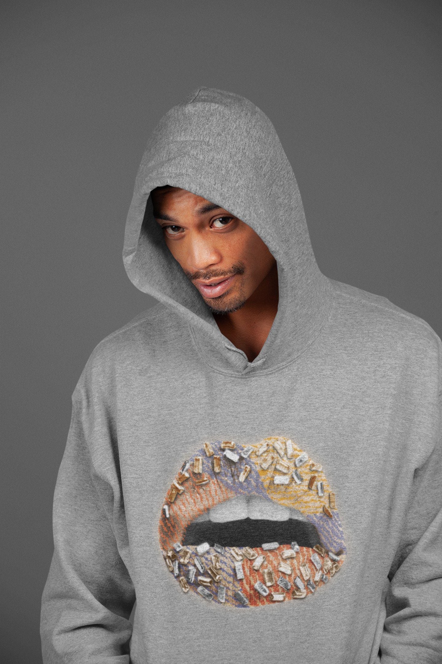 Lips Jewel Unisex Tops - Yeezy 350 MX Oat