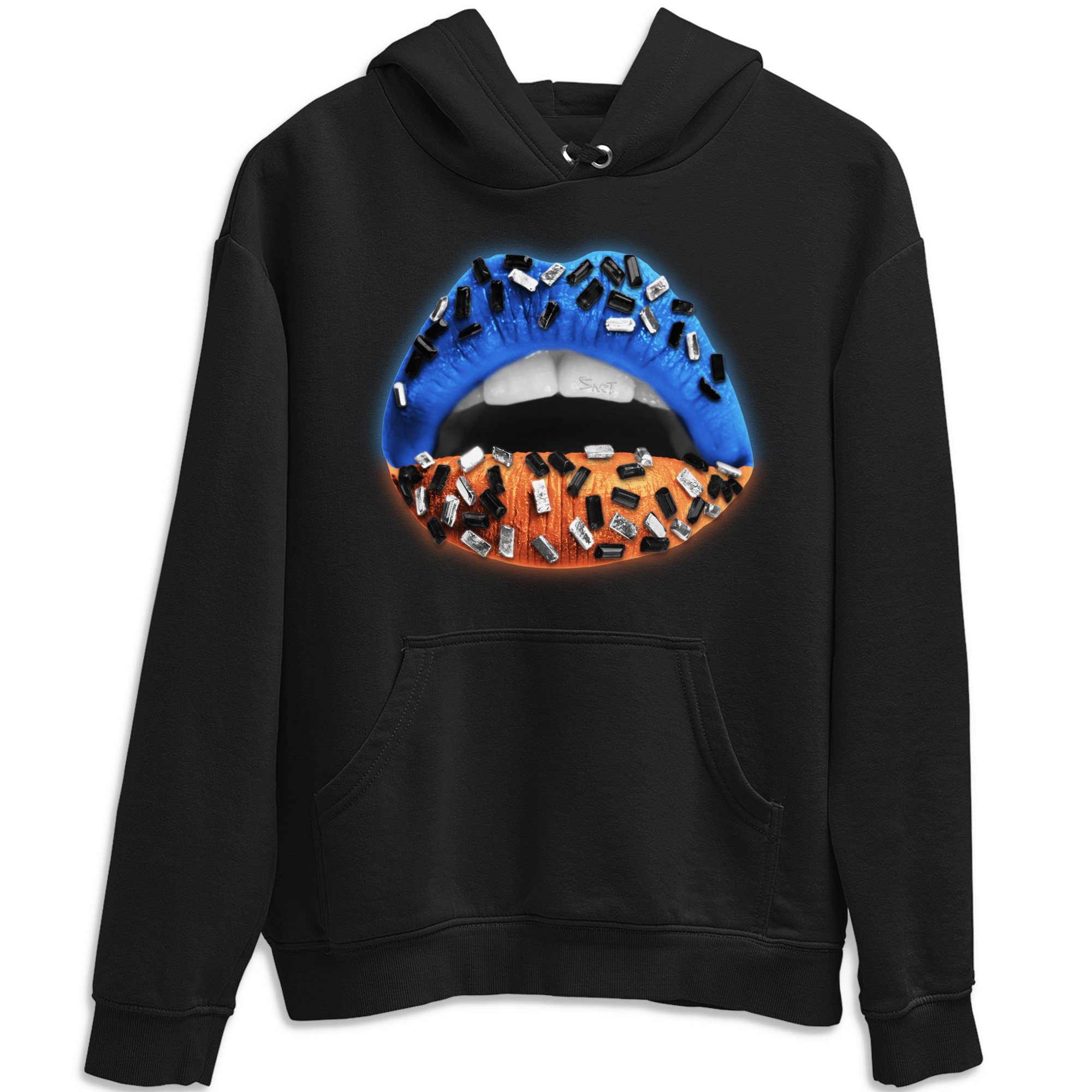 Lips Jewel Unisex Tops - Yeezy 700 Bright Blue