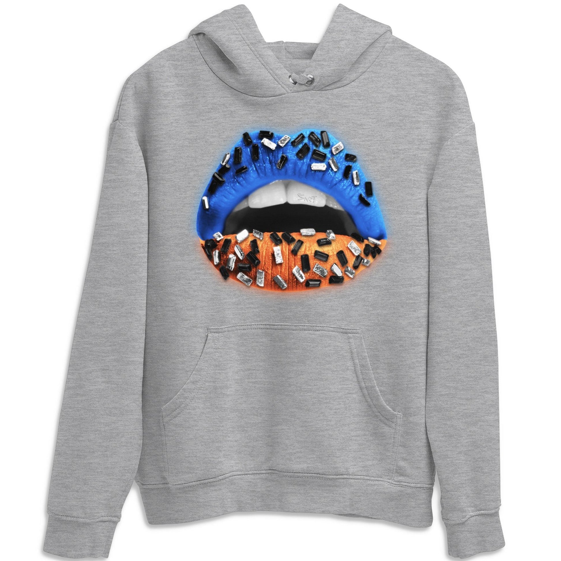 Lips Jewel Unisex Tops - Yeezy 700 Bright Blue
