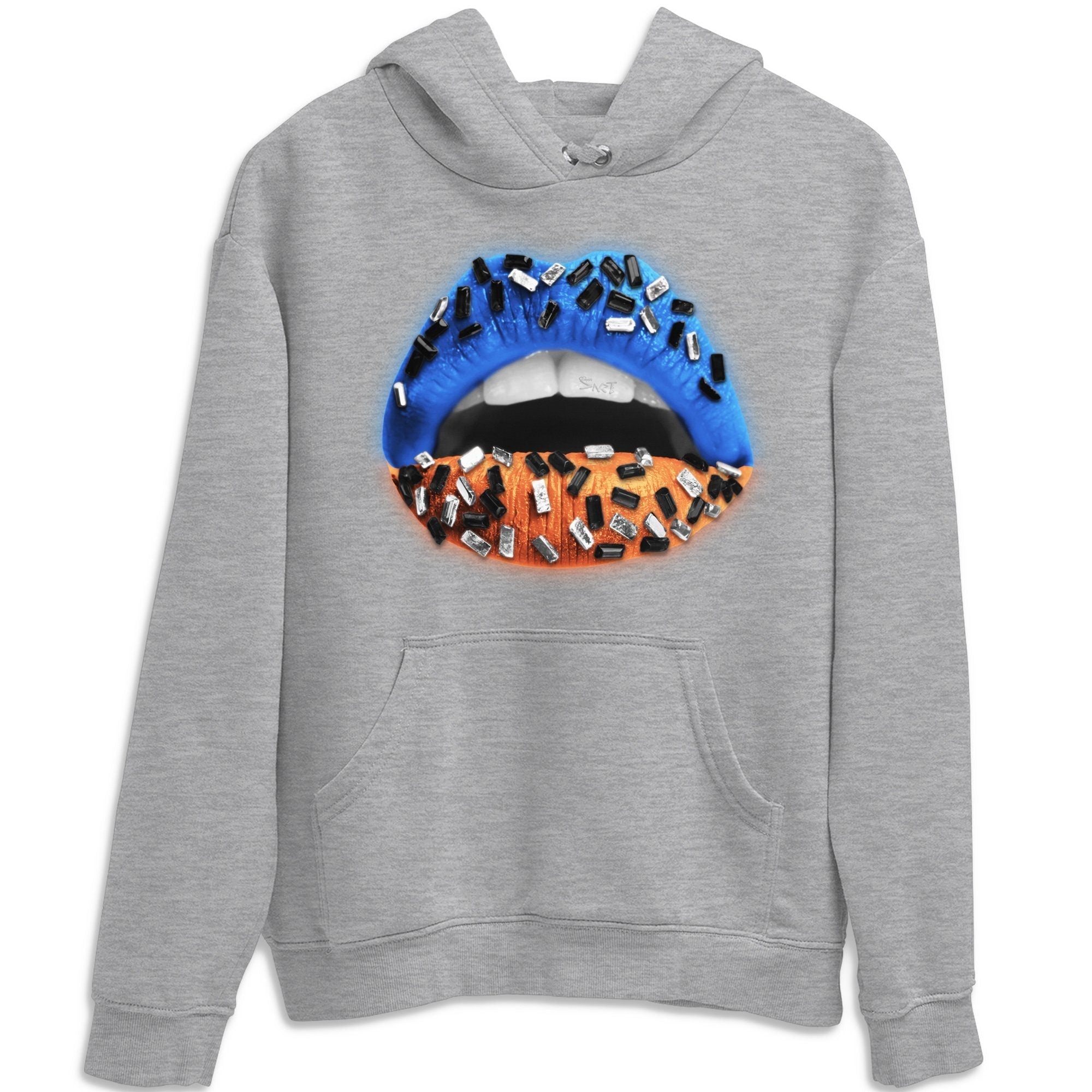 Lips Jewel Unisex Tops - Yeezy 700 Bright Blue