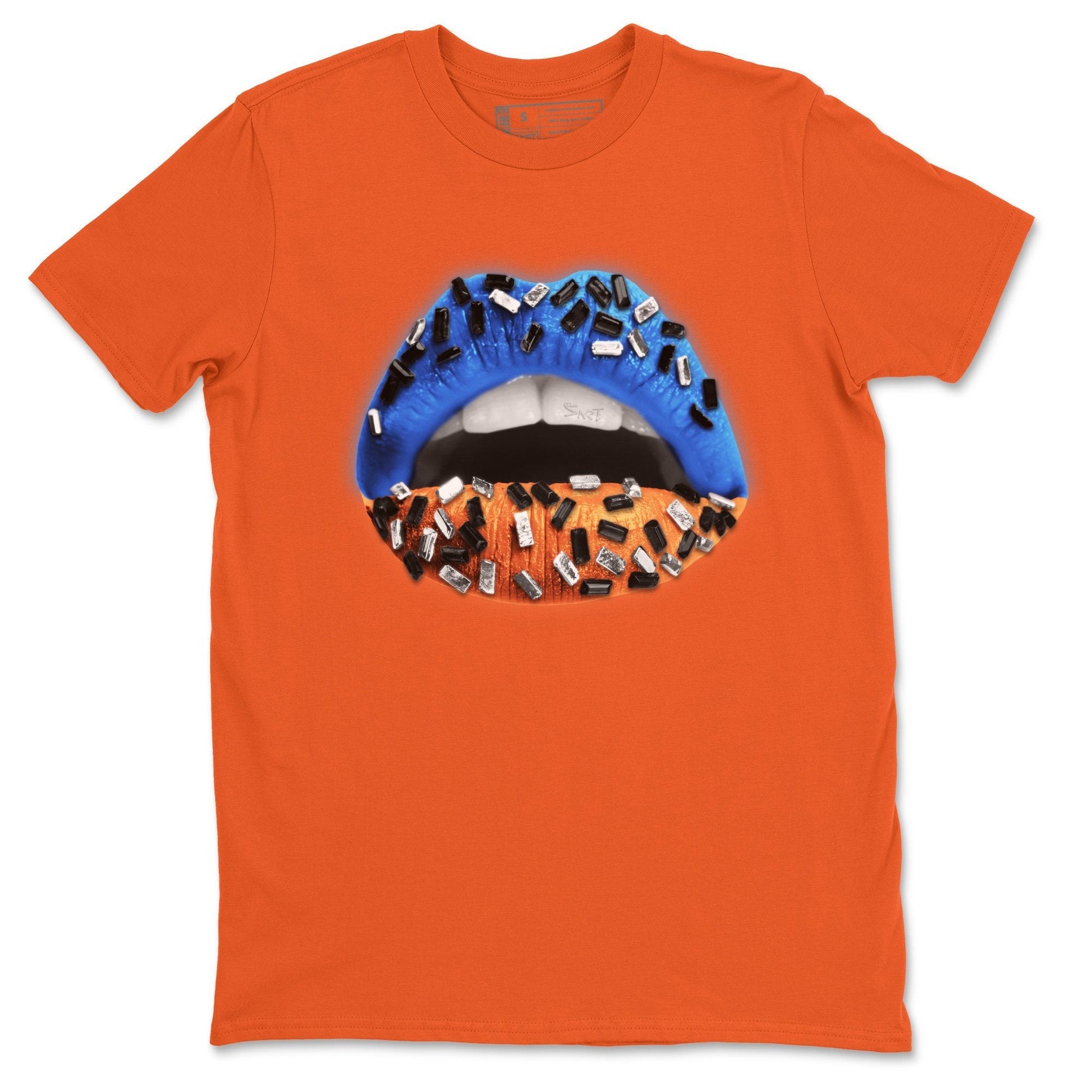 Lips Jewel Unisex Tops - Yeezy 700 Bright Blue