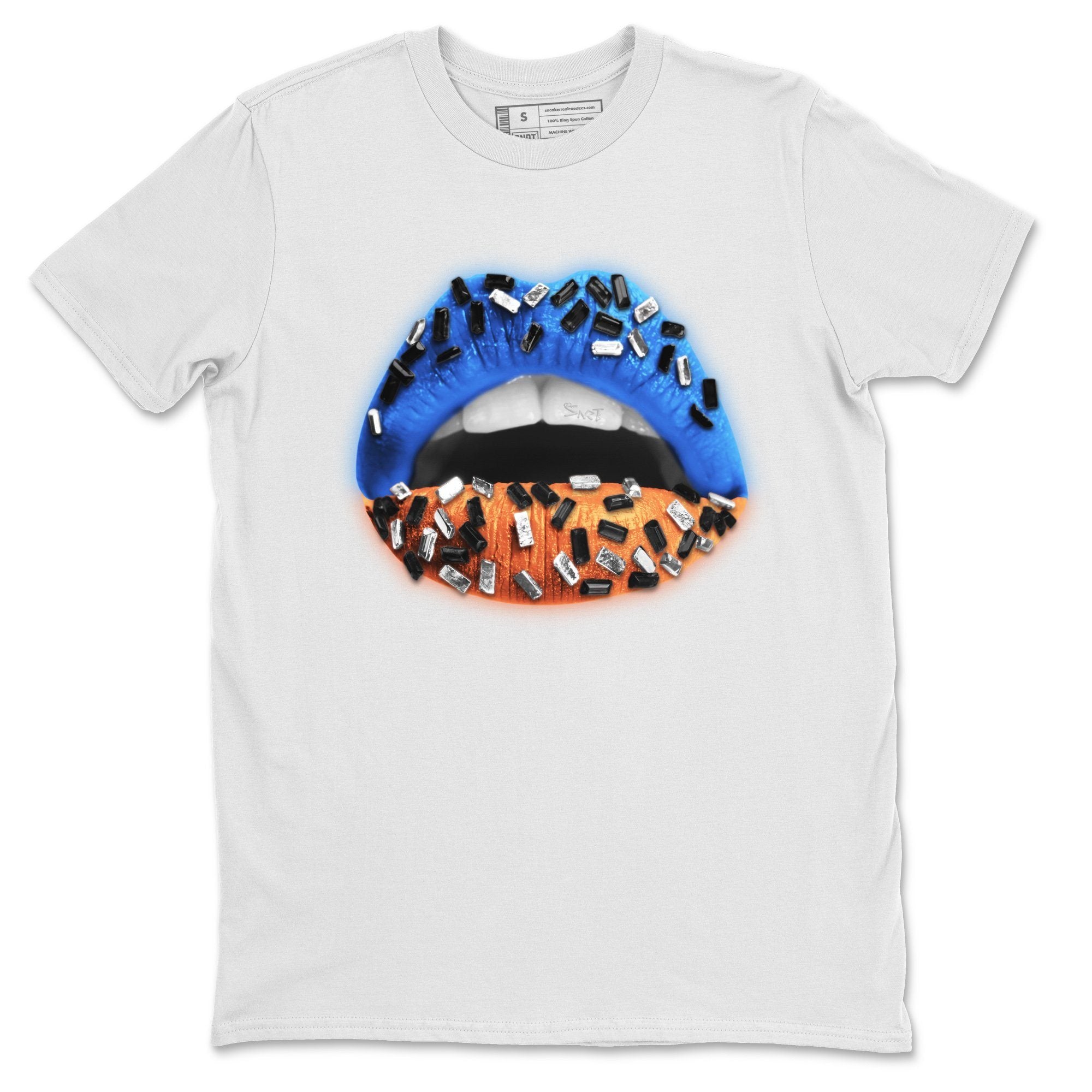 Lips Jewel Unisex Tops - Yeezy 700 Bright Blue
