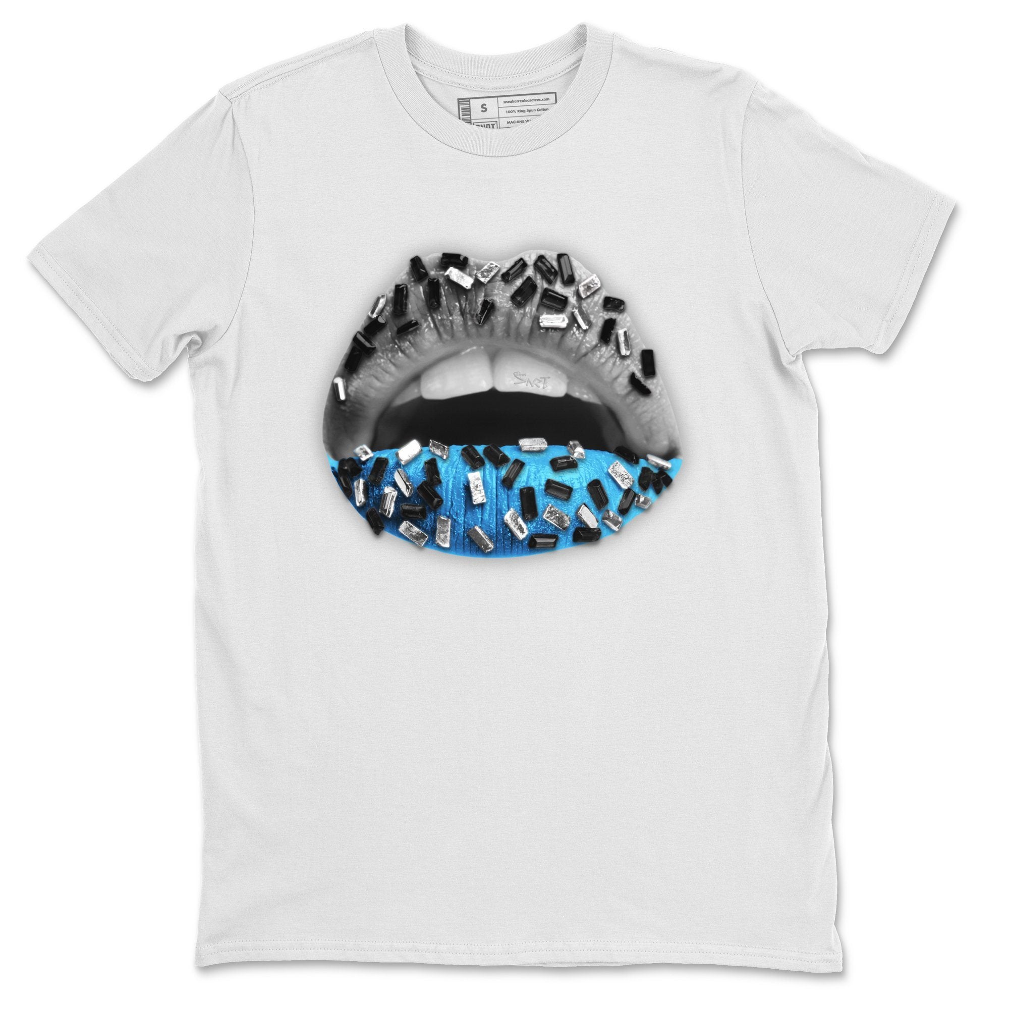 Lips Jewel Unisex Tops - Yeezy 700 Bright Cyan