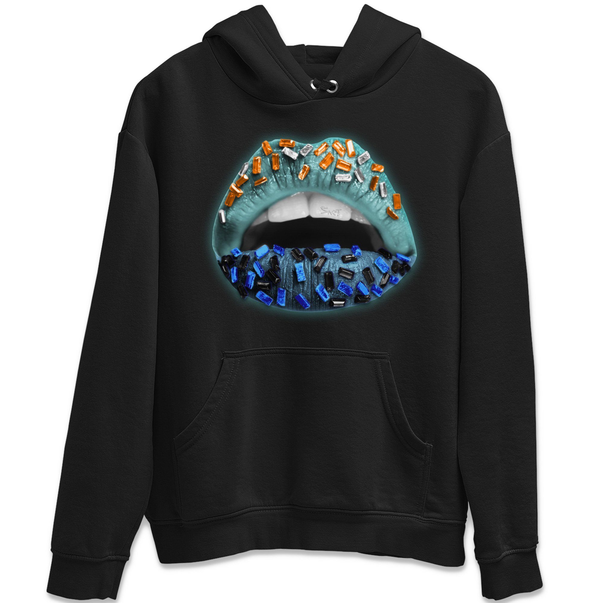Lips Jewel Unisex Tops - Yeezy 700 Faded Azure