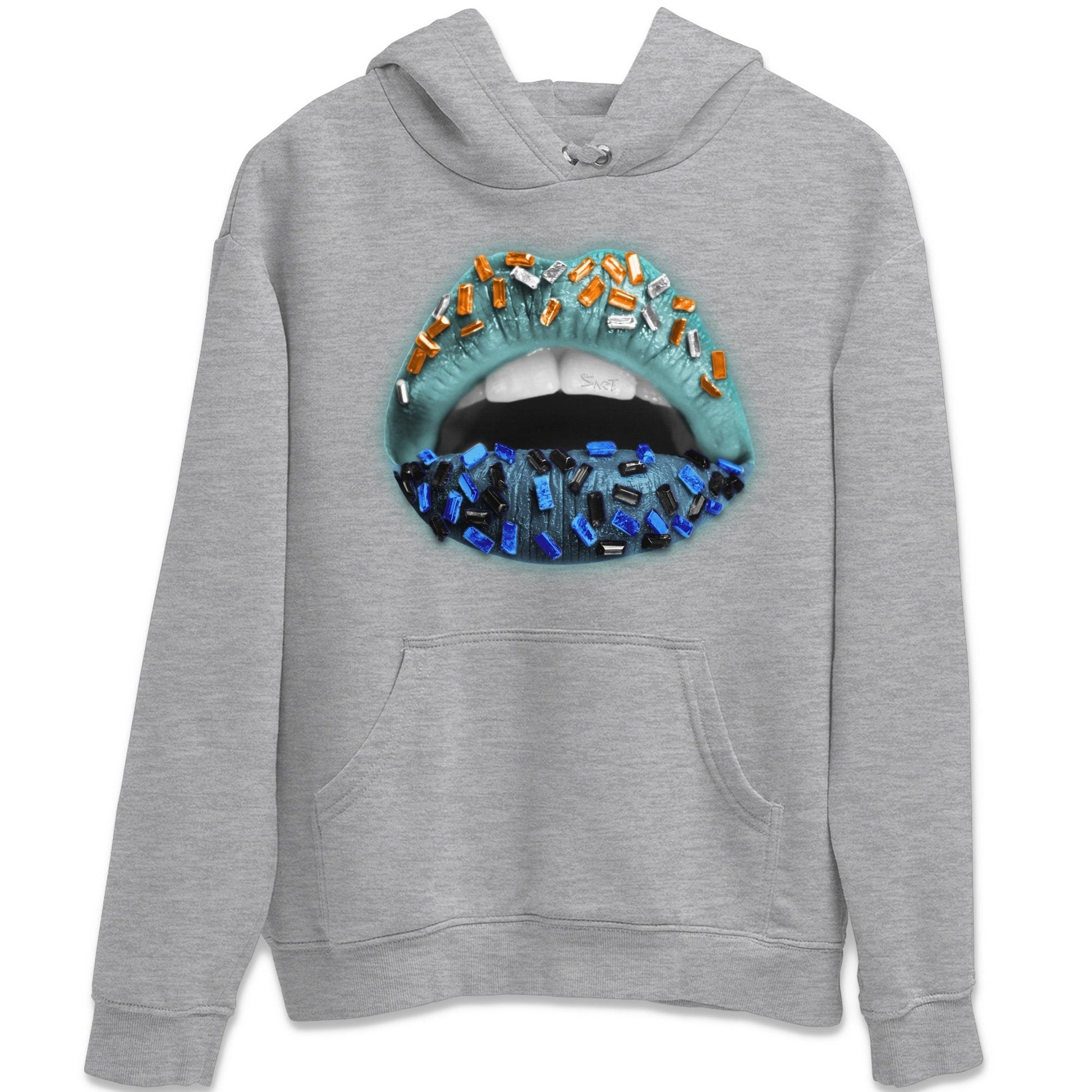 Lips Jewel Unisex Tops - Yeezy 700 Faded Azure