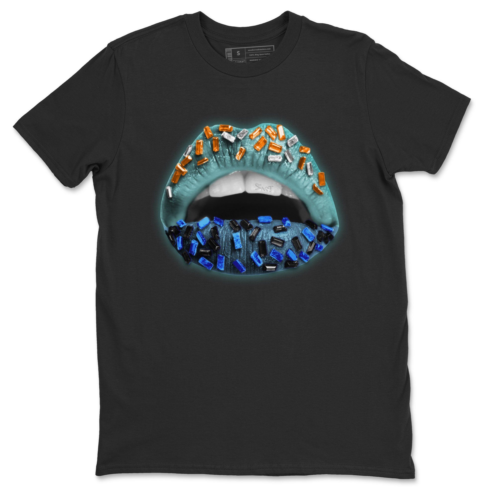 Lips Jewel Unisex Tops - Yeezy 700 Faded Azure
