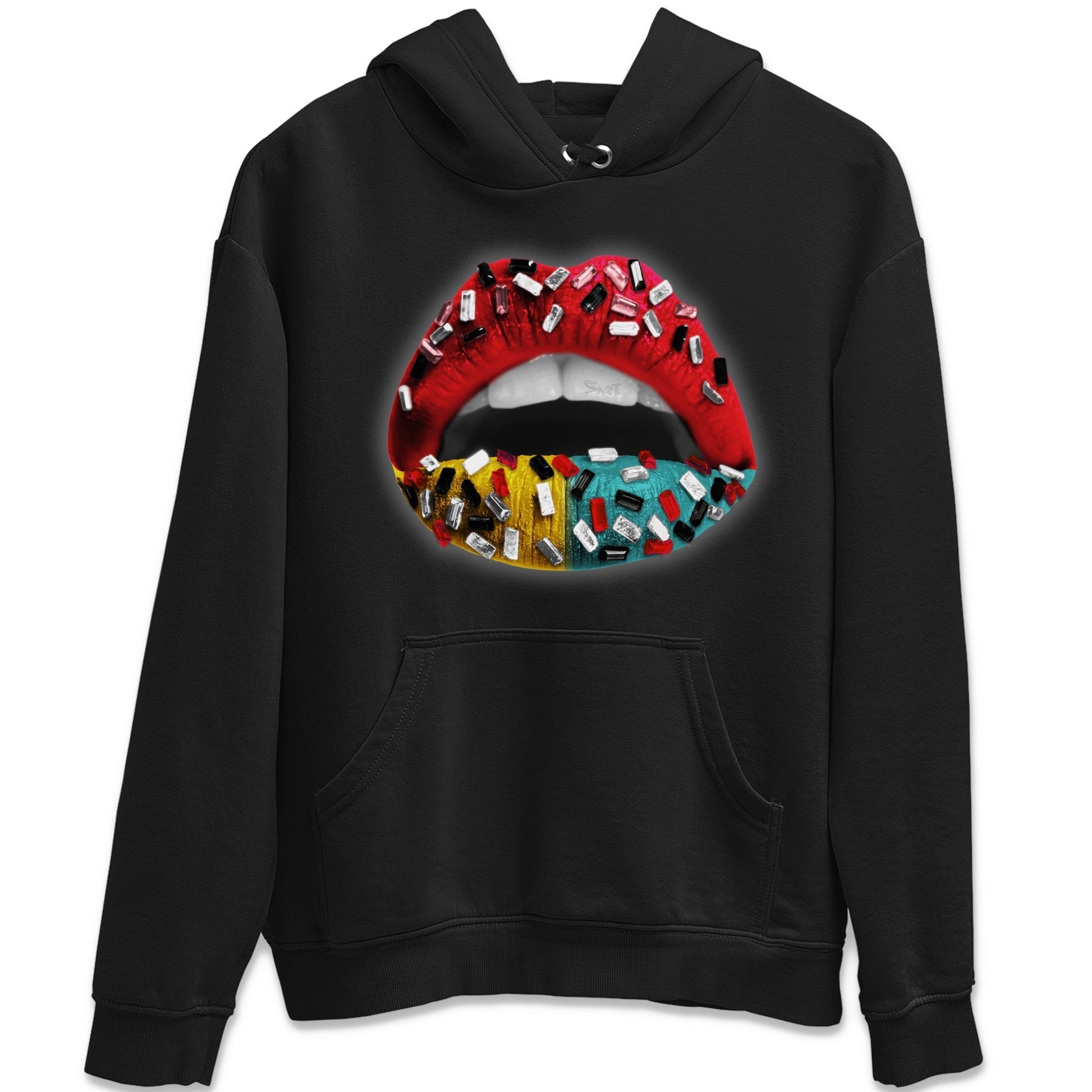 Lips Jewel Unisex Tops - Yeezy 700 Hi-Res Red