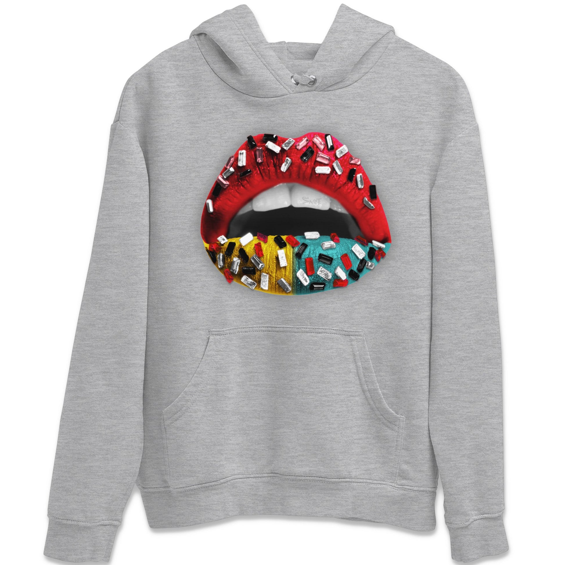 Lips Jewel Unisex Tops - Yeezy 700 Hi-Res Red