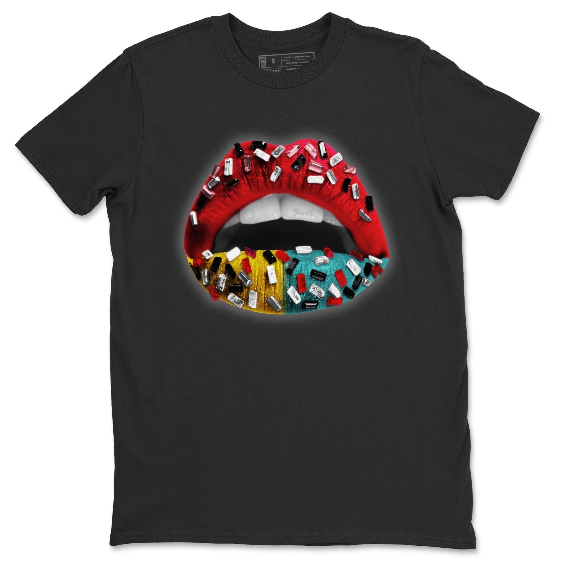 Lips Jewel Unisex Tops - Yeezy 700 Hi-Res Red