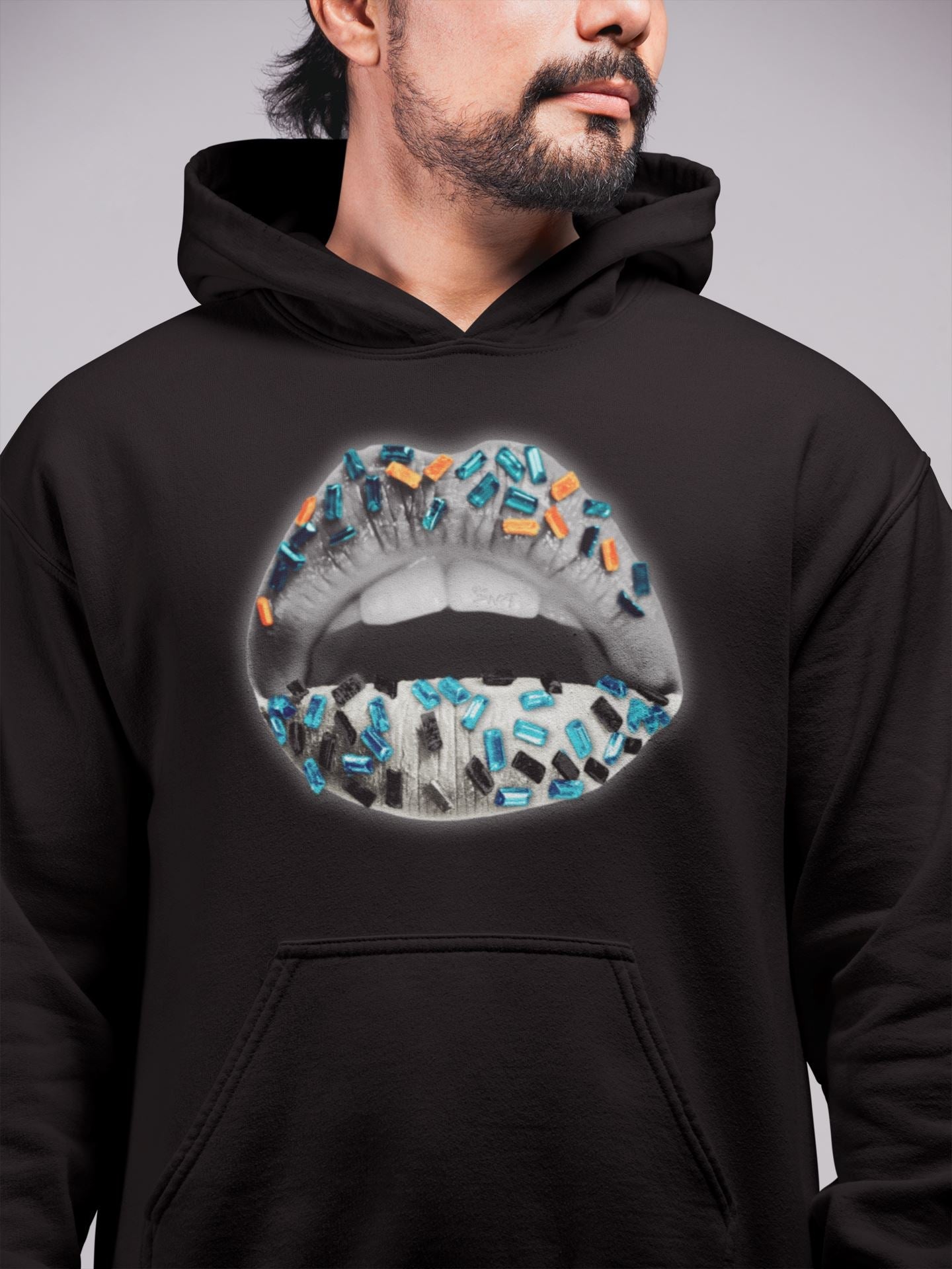 Lips Jewel Unisex Tops - Yeezy 700 Wave Runner