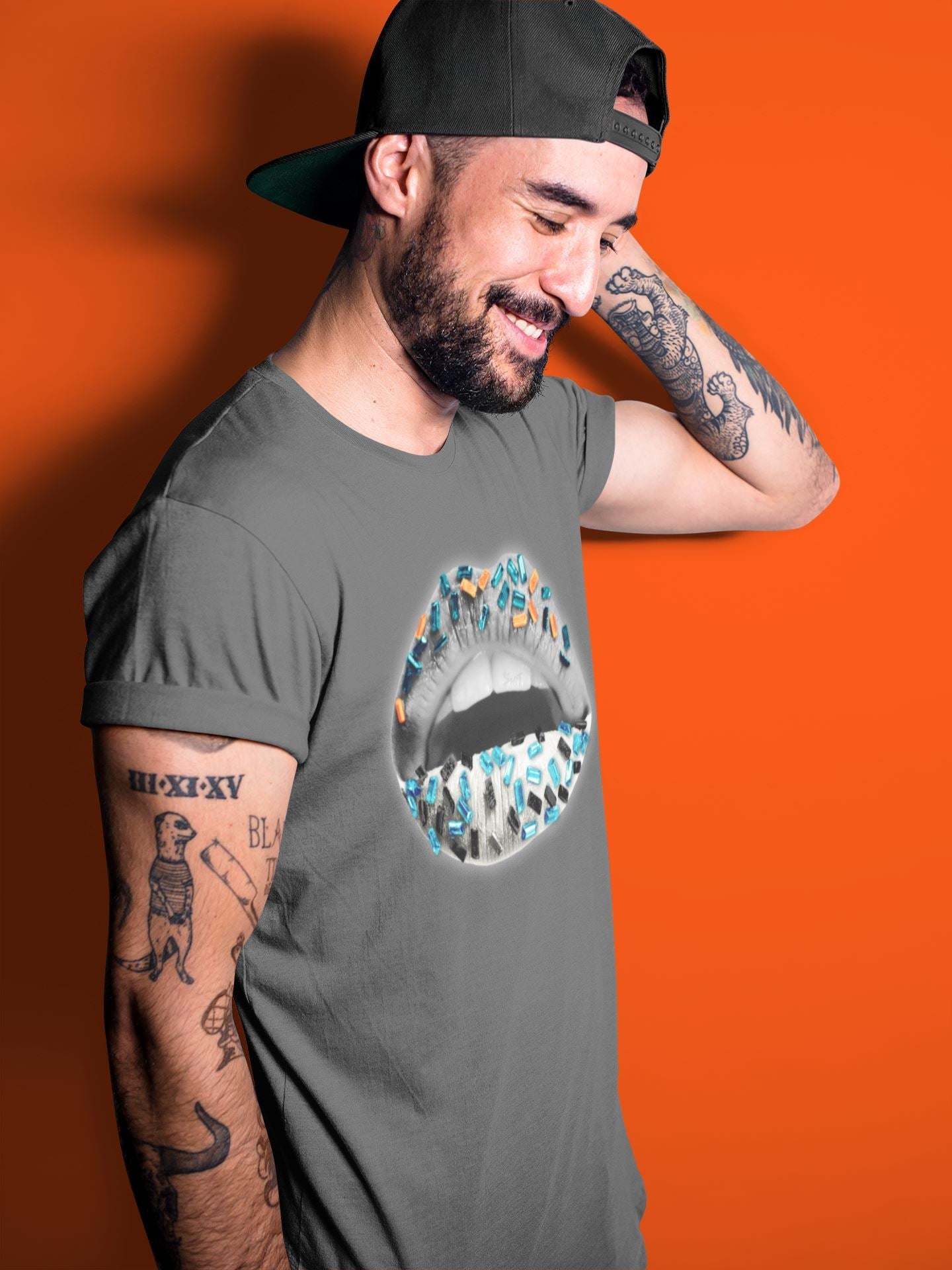 Lips Jewel Unisex Tops - Yeezy 700 Wave Runner