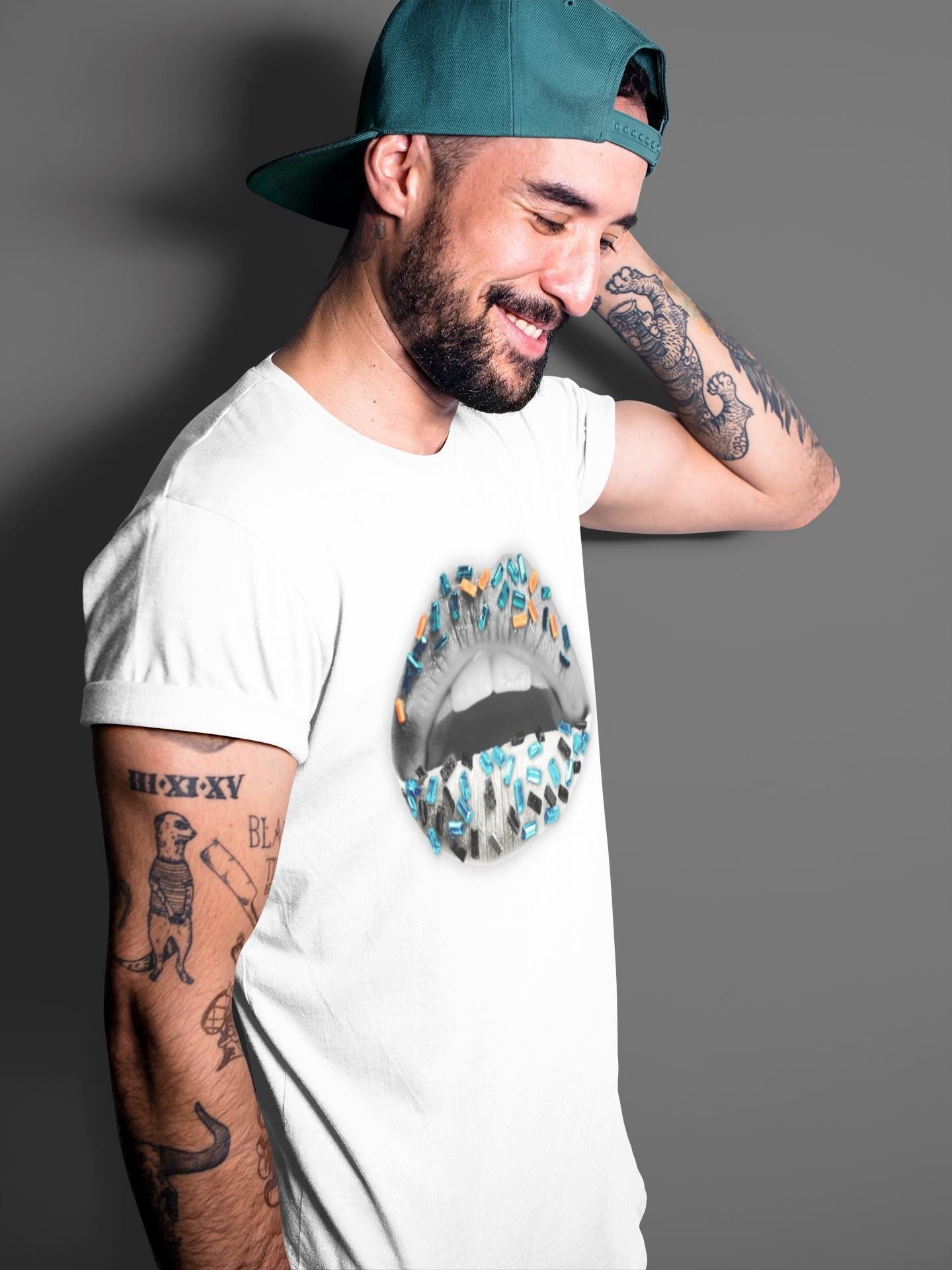 Lips Jewel Unisex Tops - Yeezy 700 Wave Runner