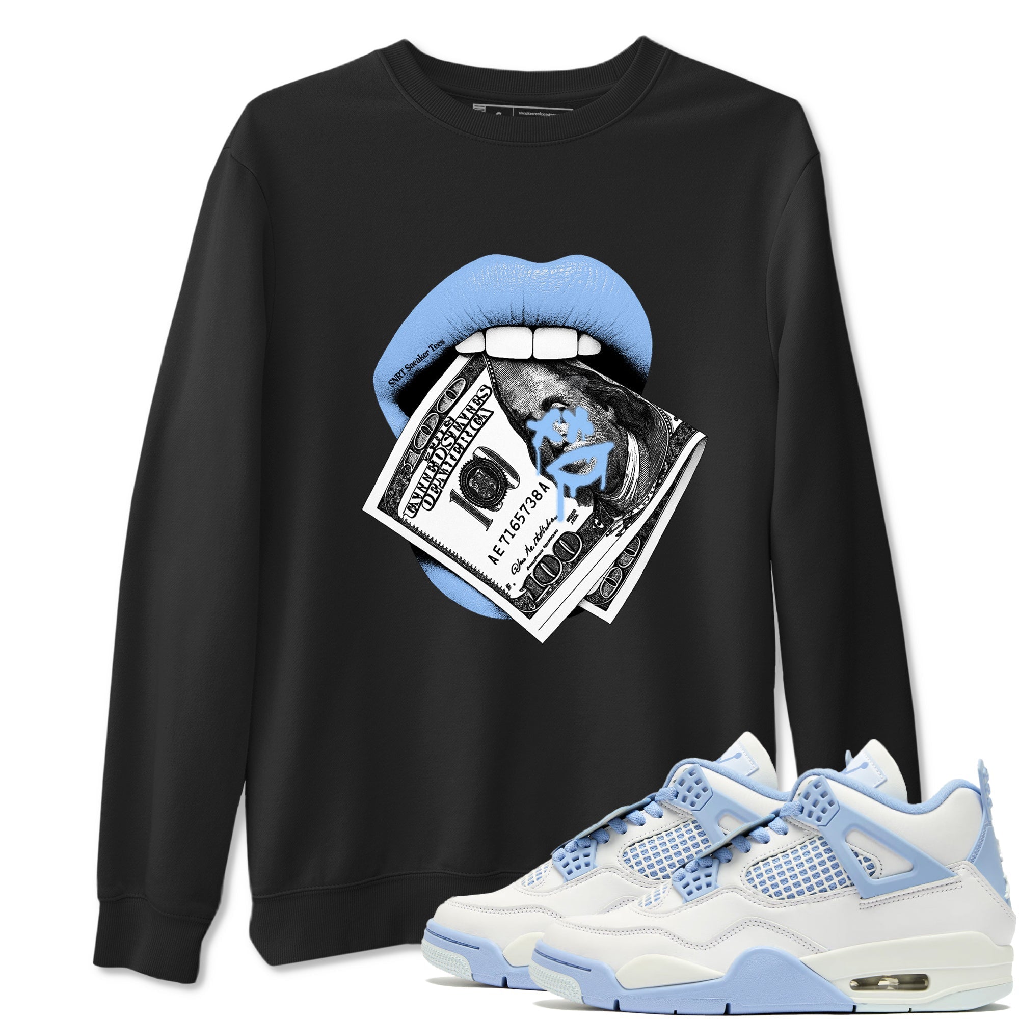 Lips Money Sneaker Tees - Air Jordan 4 