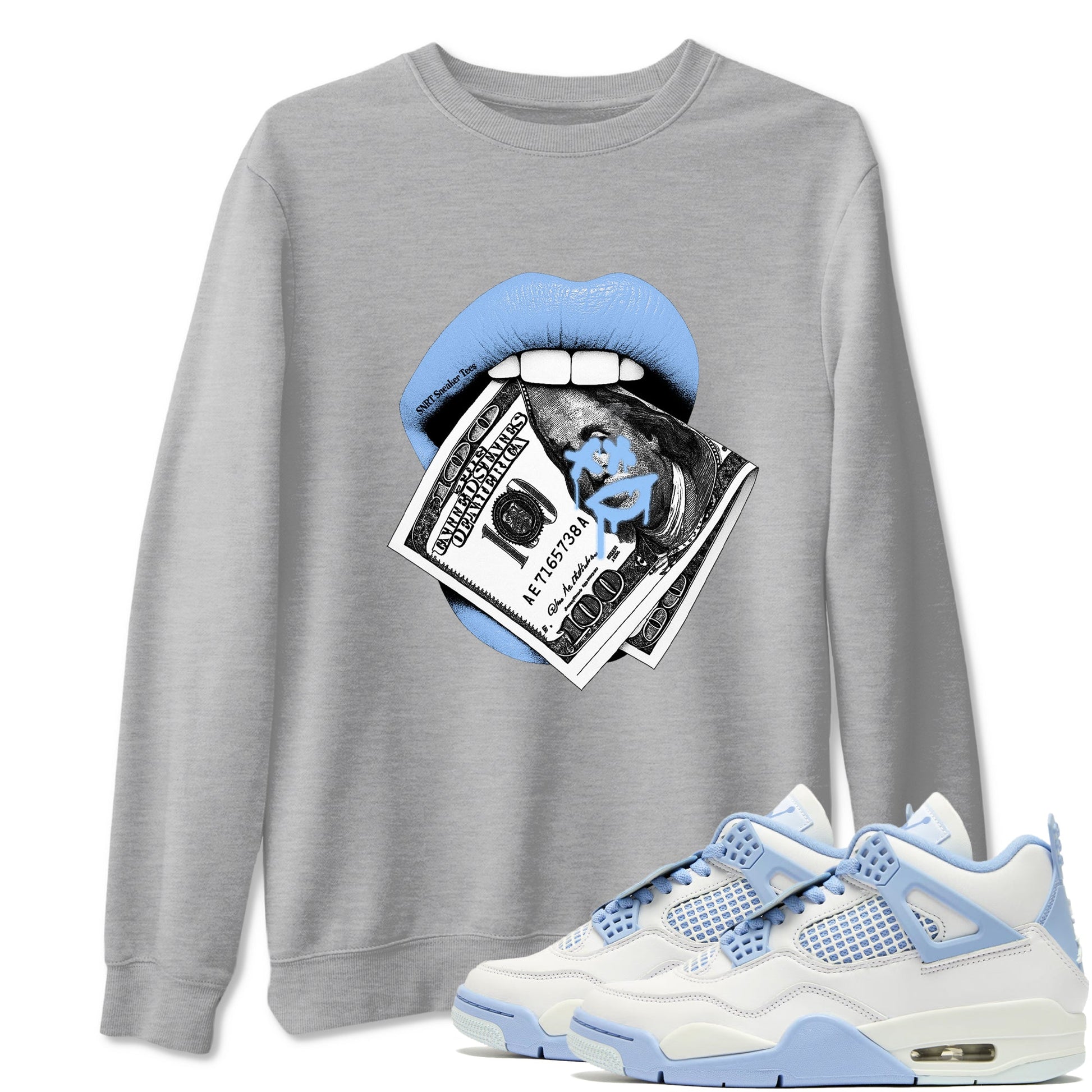 Lips Money Sneaker Tees - Air Jordan 4 