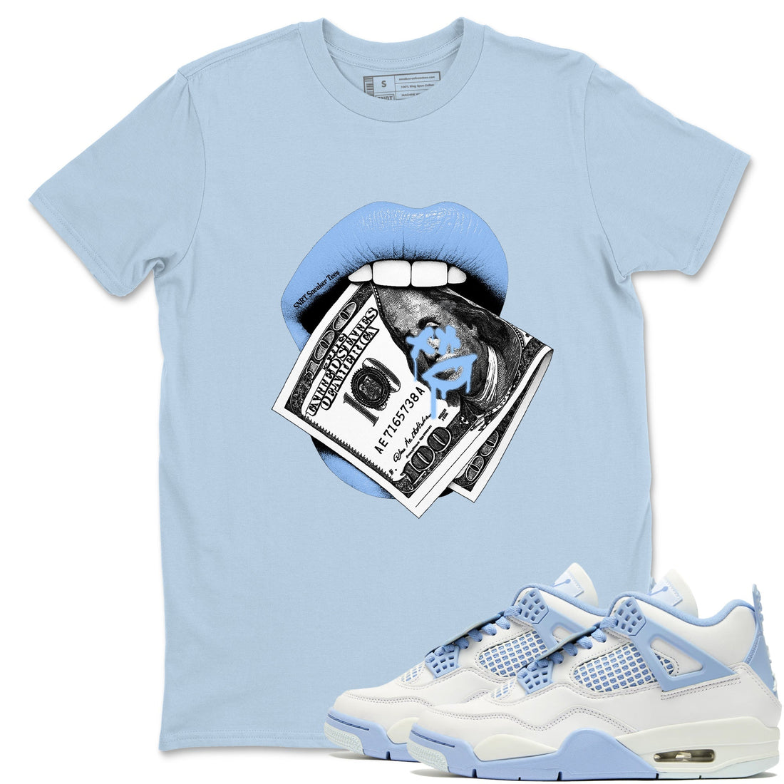Lips Money Sneaker Tees - Air Jordan 4 