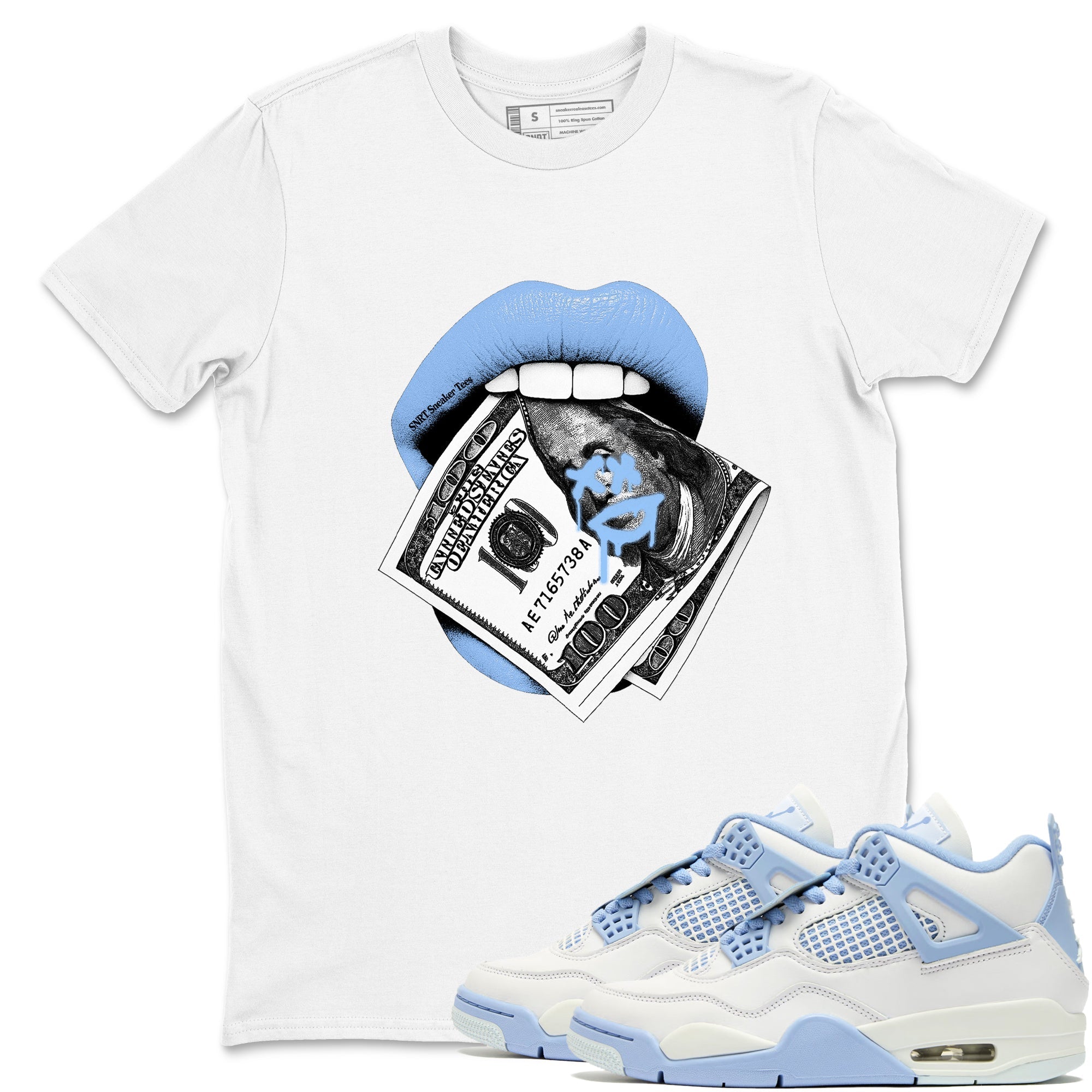 Lips Money Sneaker Tees - Air Jordan 4 