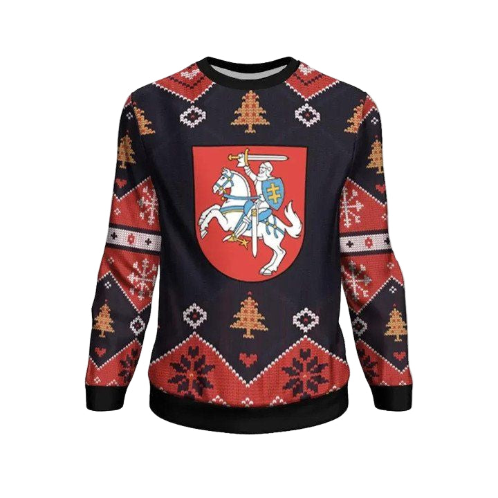 Lithuania Christmas Sweater ? Santa Claus Ho Ho Ho ? Bn1810 ? Usalast
