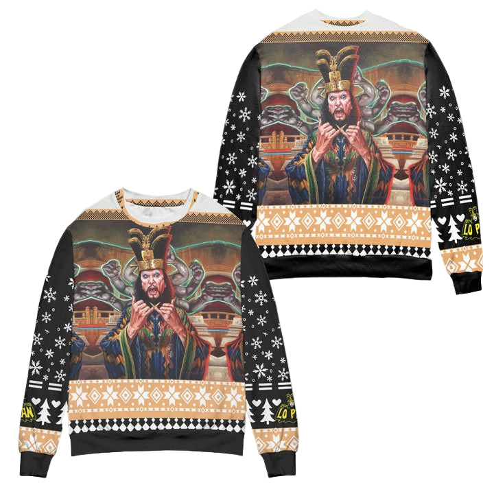 Lo Pan Big Trouble In Little China Ugly Christmas Sweater ? Usalast