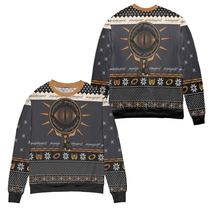 Lord Of The Rings Anneau Seigneur Des Anneaux Ugly Christmas Sweater ? Usalast